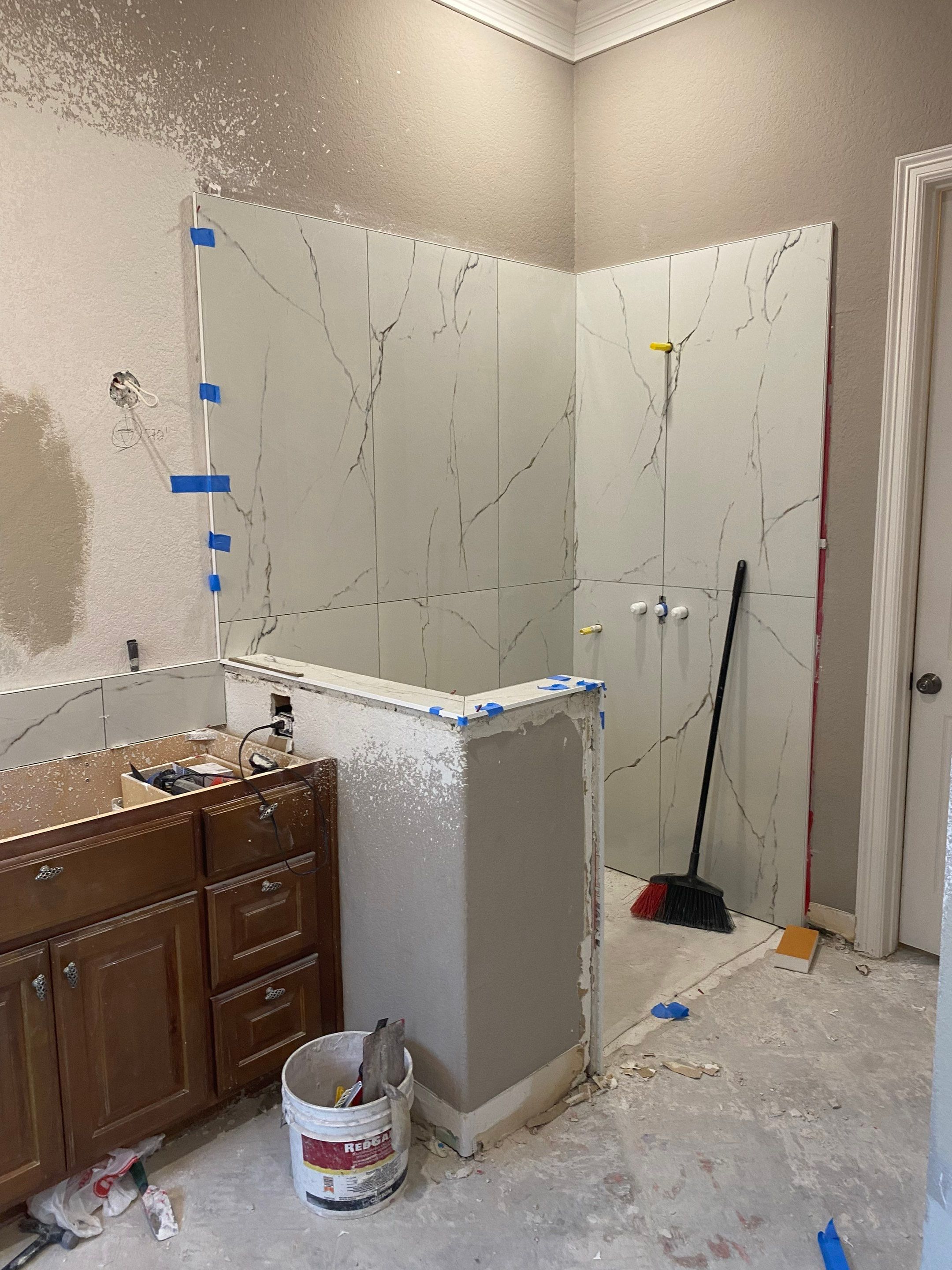 Bathroom Remodel and Closet in Cinco Ranch, TX by SophAlx LLC