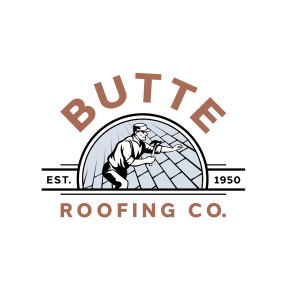 Logo for Butte Roofing Co