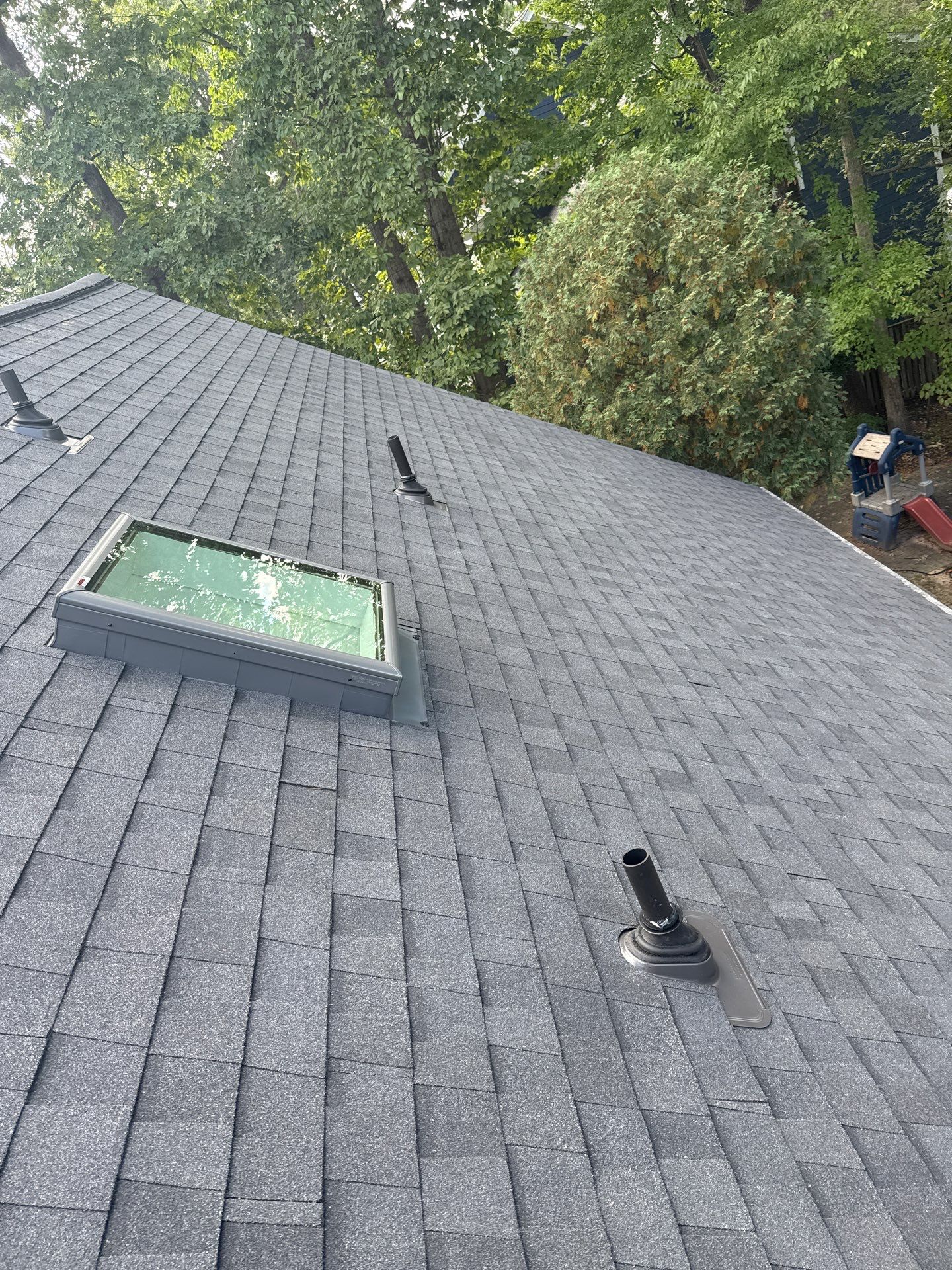 Falls Church: Residential Roof Replacement with CertainTeed Landmark in Moire Black  by RM Banning, Inc.