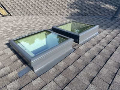 roof replacement and skylight replacement in Edmond