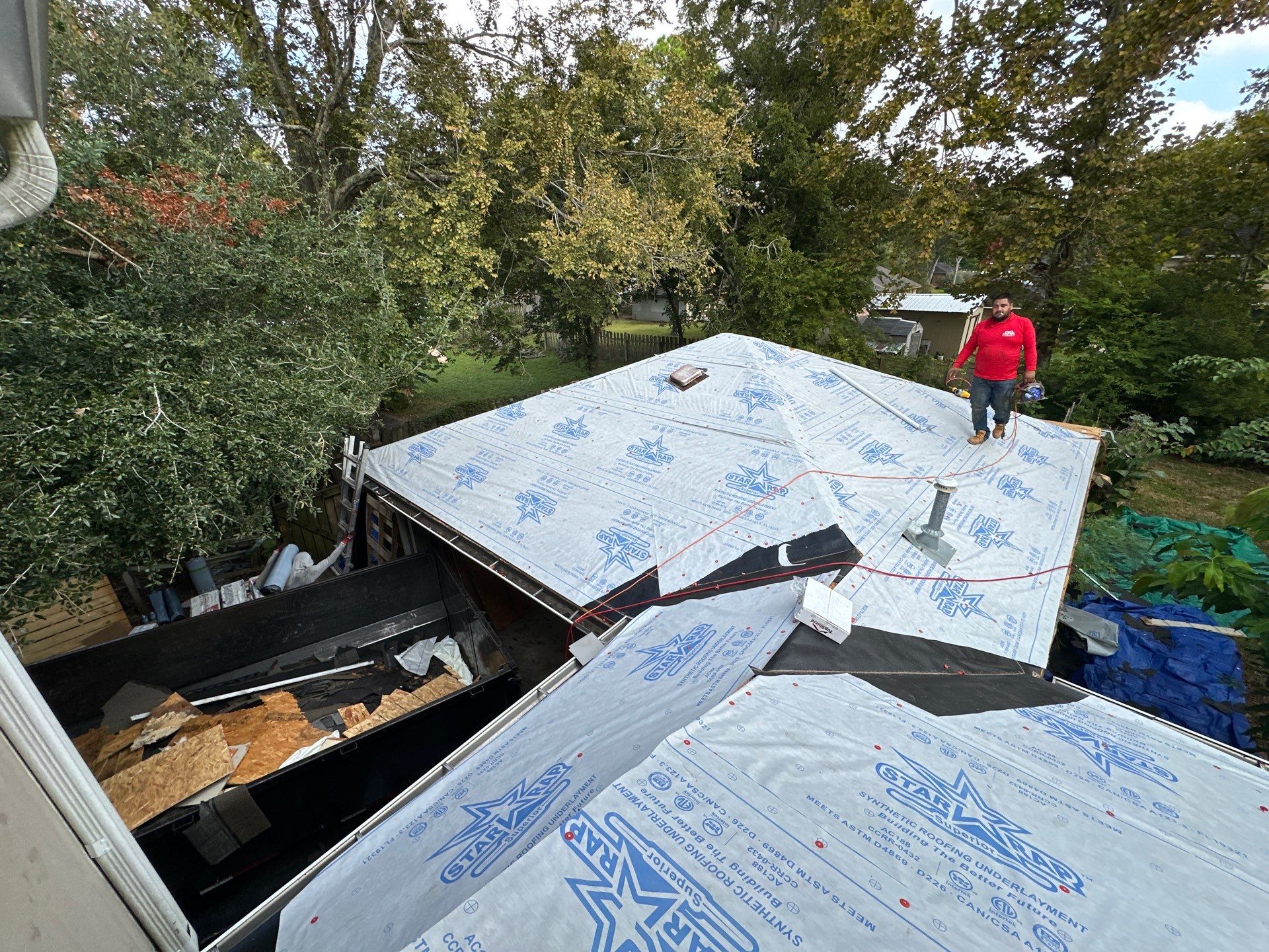Project in Lake Jackson by Motion Roofing