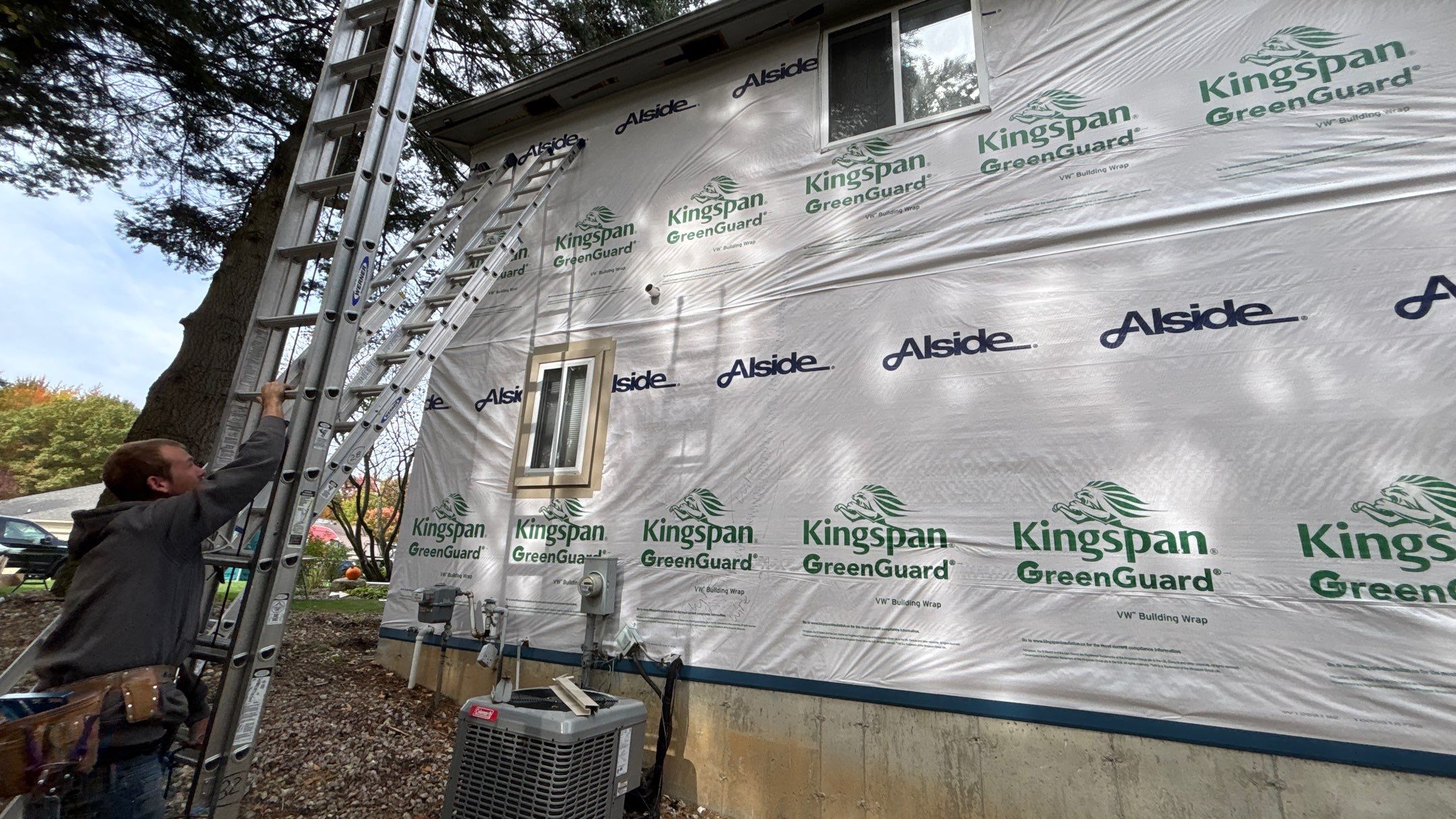 Siding Replacement using Ascend Laguna Blue by 180 Contractors