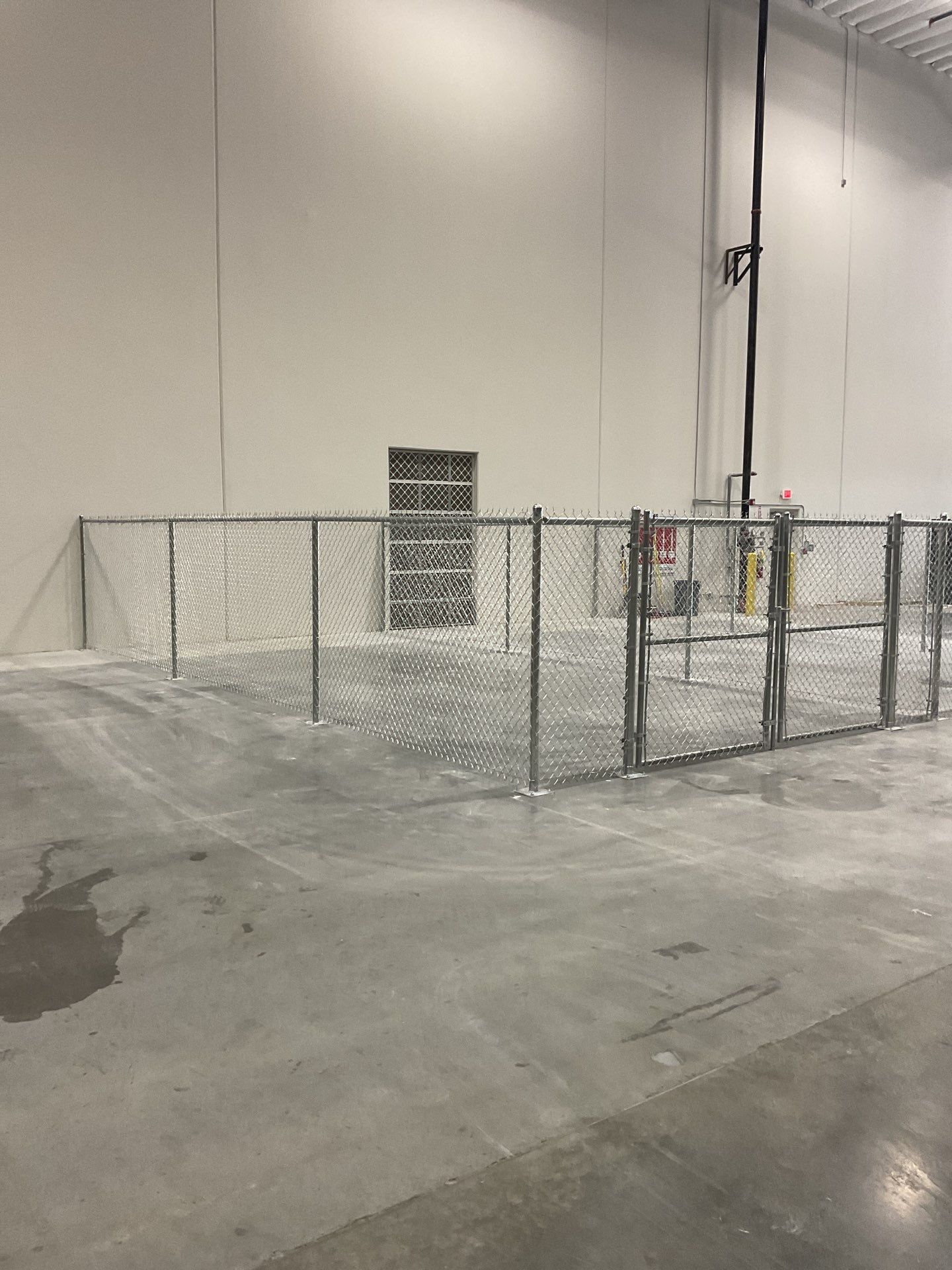 Fence Installation using chain -link by Fence Guys Inc. 