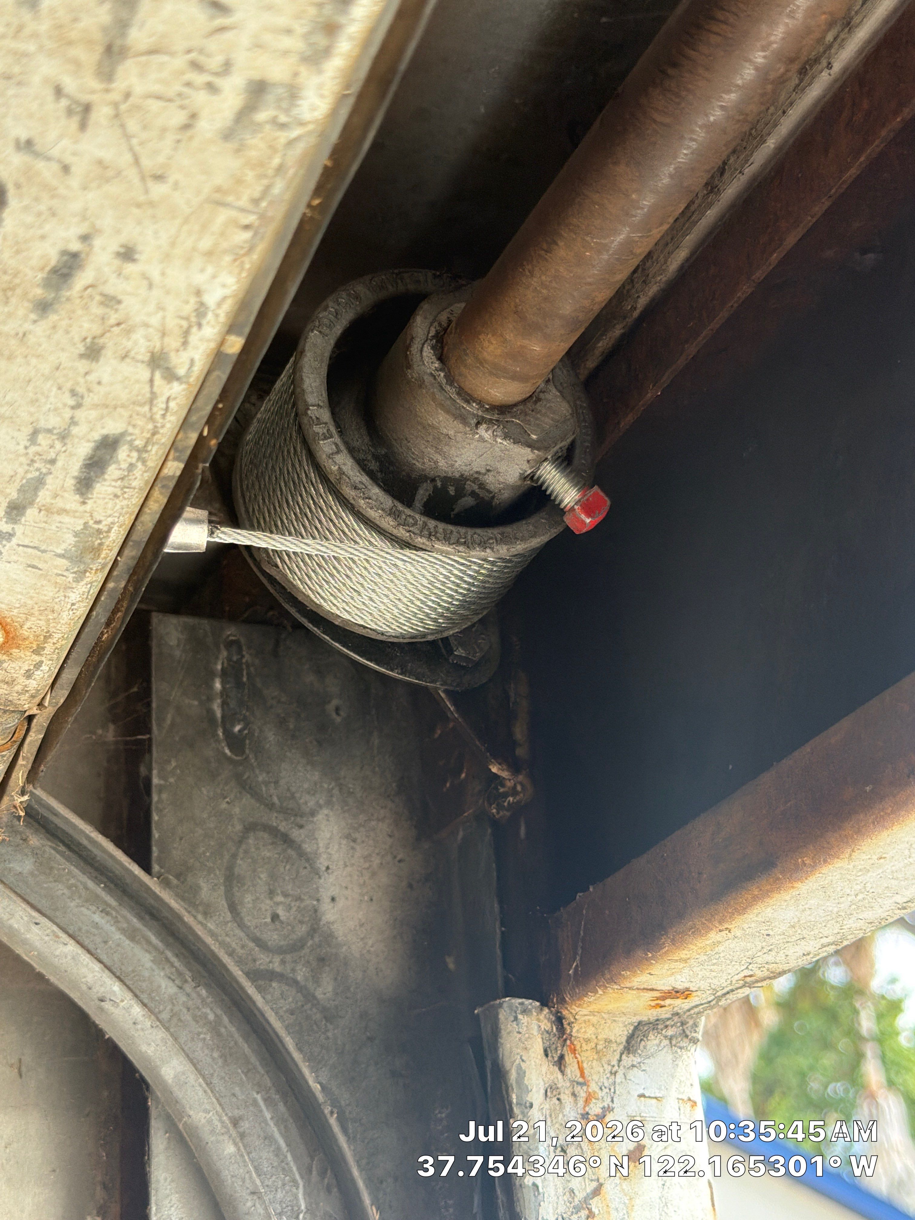 Torsion Spring and Lifting Cable Repair in Oakland by Valiant Garage Door
