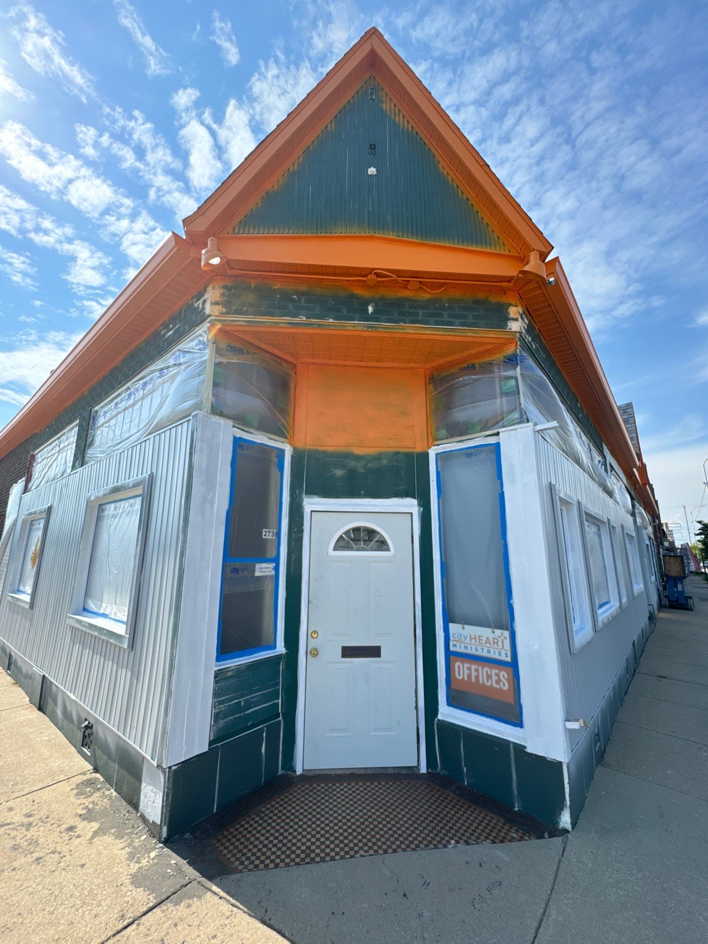 Exterior color change and Epoxy floor. by Gordon Painting