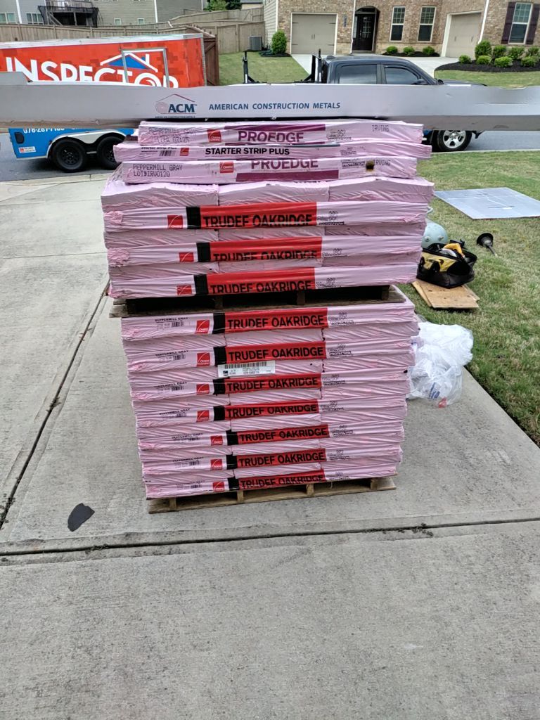 Residential Roofing Installation using Owens Corning TruDef Peppermill Gray by Inspector Roofing and Restoration