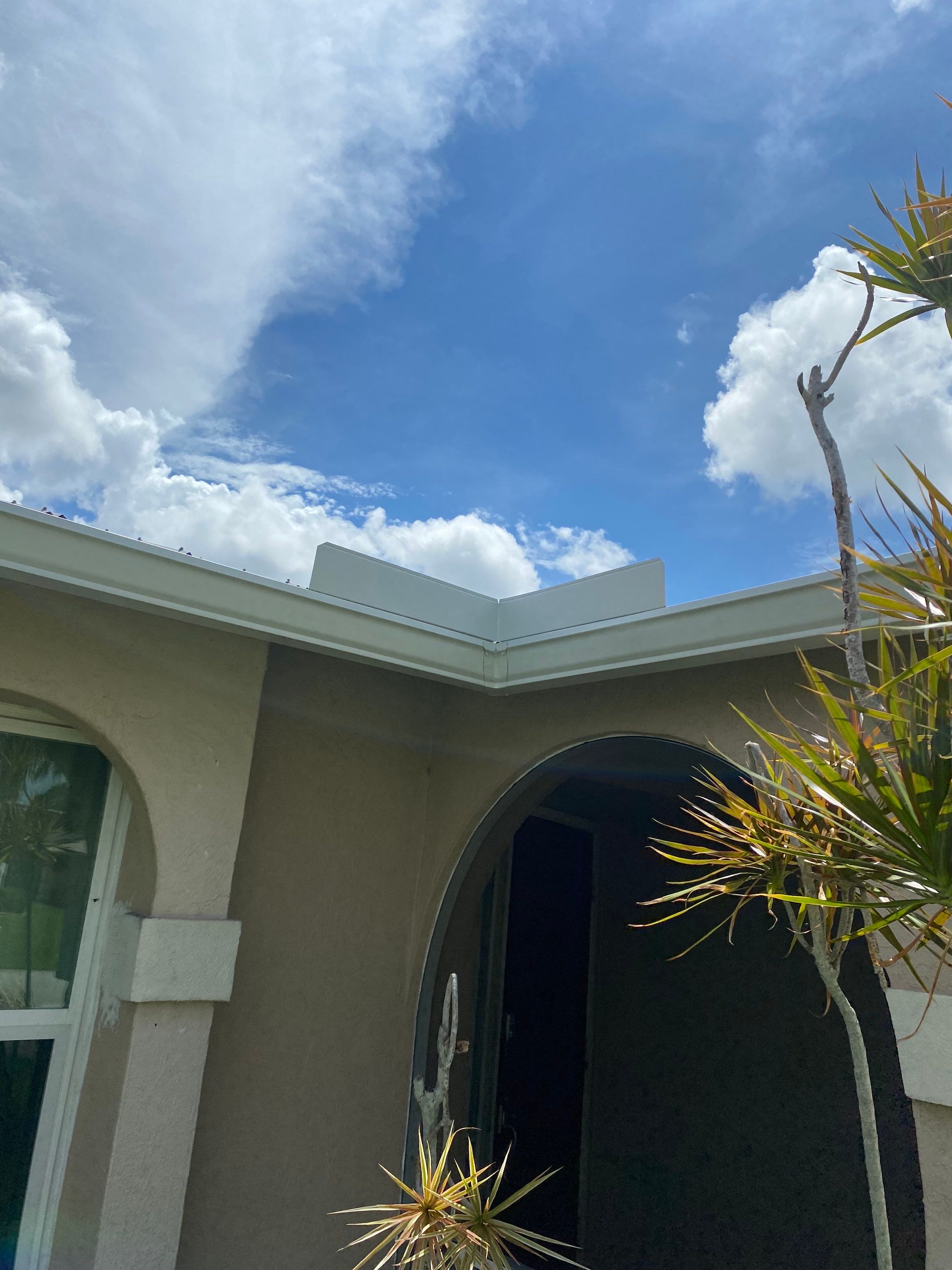 Seamless Gutters for Buildings in Cape Coral FL by Gutter Professors