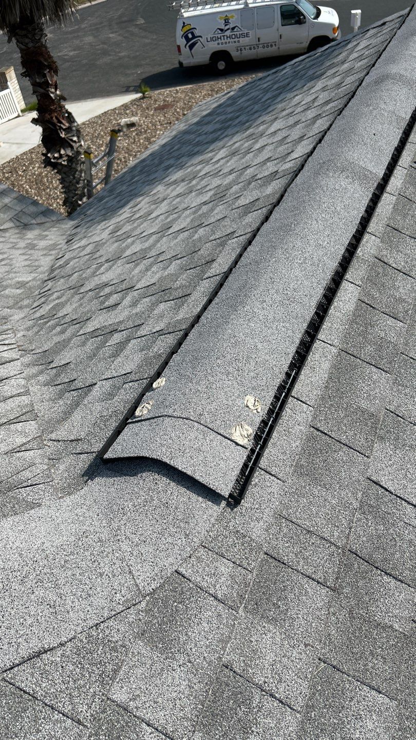 Residential Roofing Repair using Galvanized Chimney Cap & Chase by Lighthouse Roofing