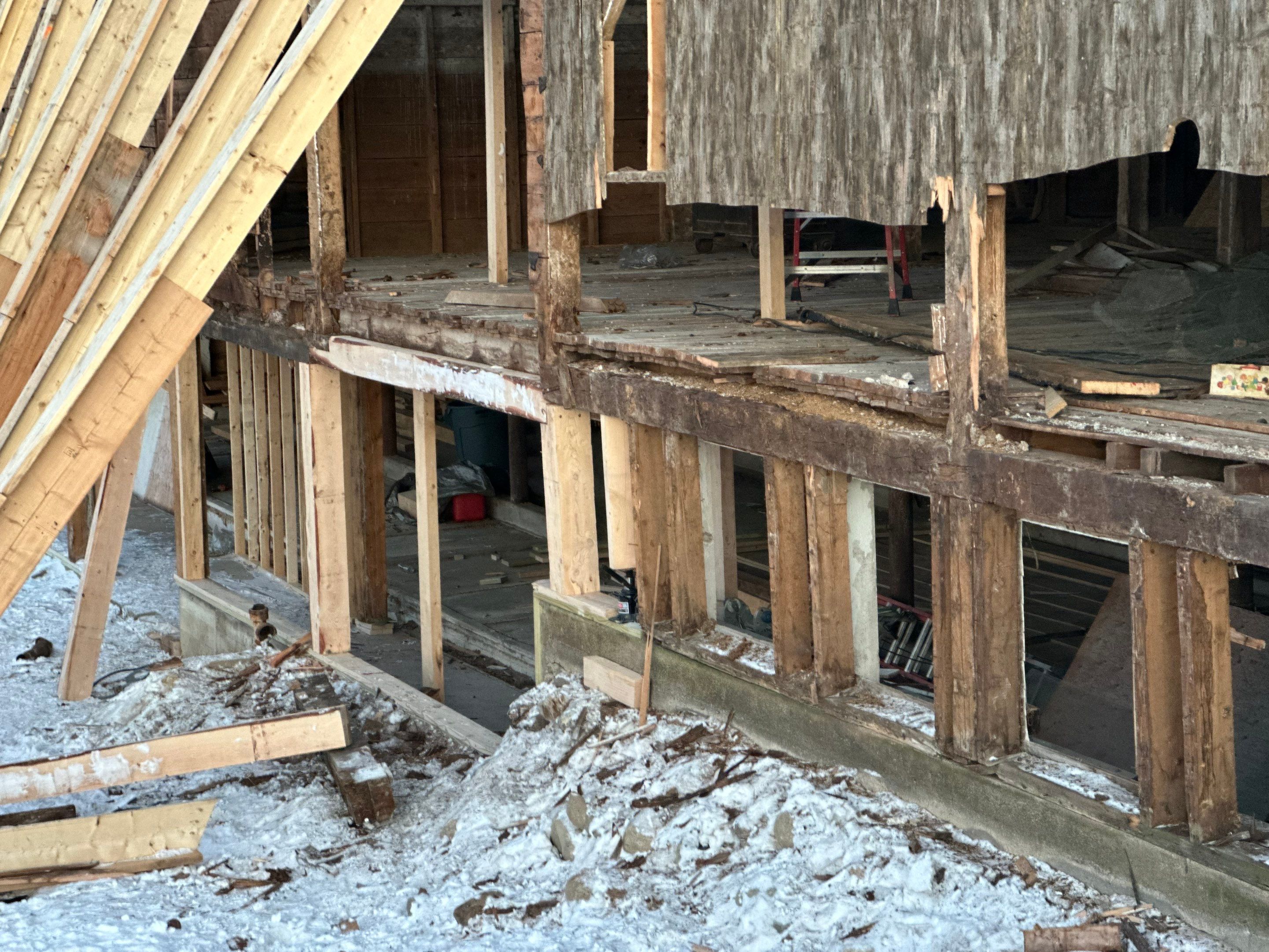 Barn Restoration and Board-and-Batten Siding Installation in Hansons Ridge by B's Roofing & Construction LLC