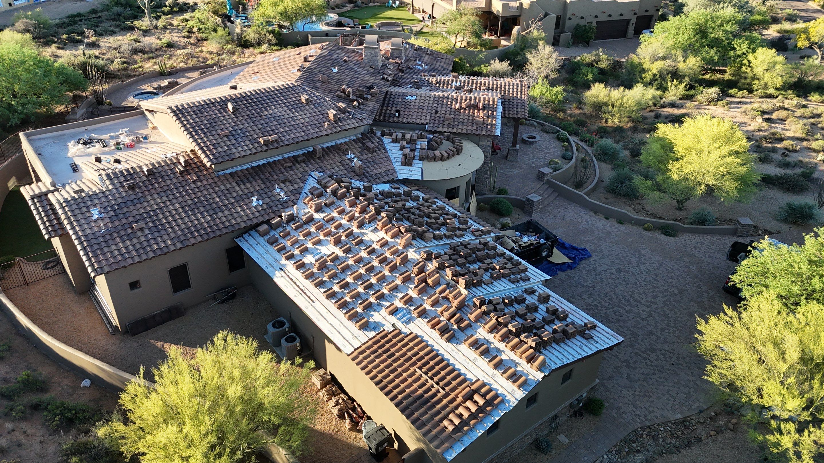 Project in Scottsdale by Saint Roofing