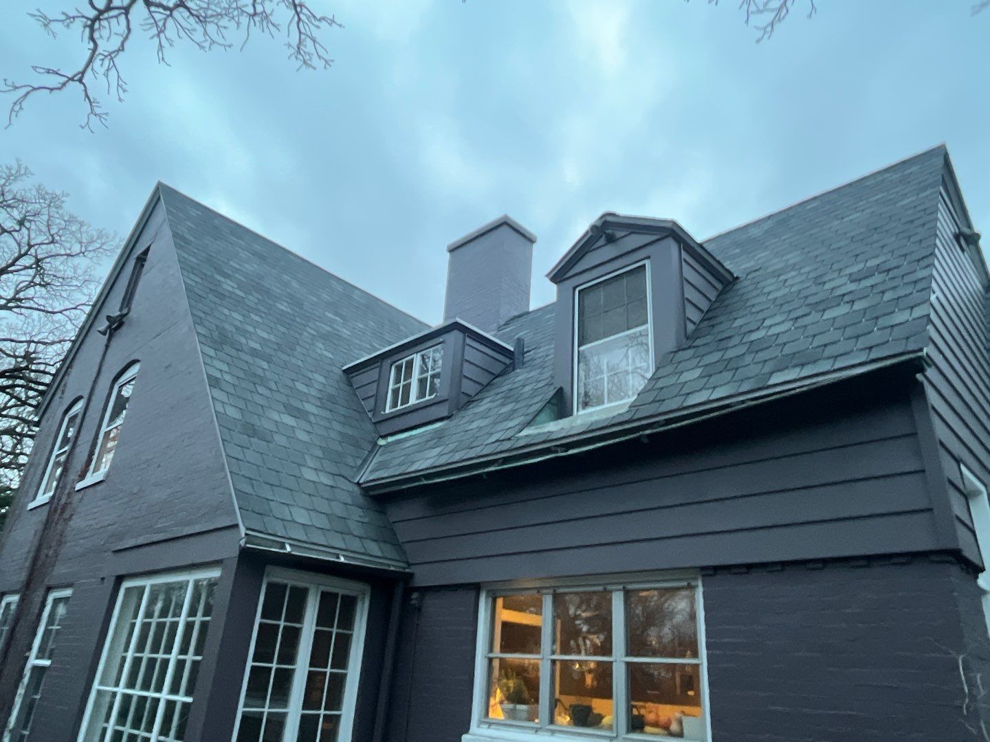 Slate Roof Removal using Atlas Storm Master Slate by Total Exteriors