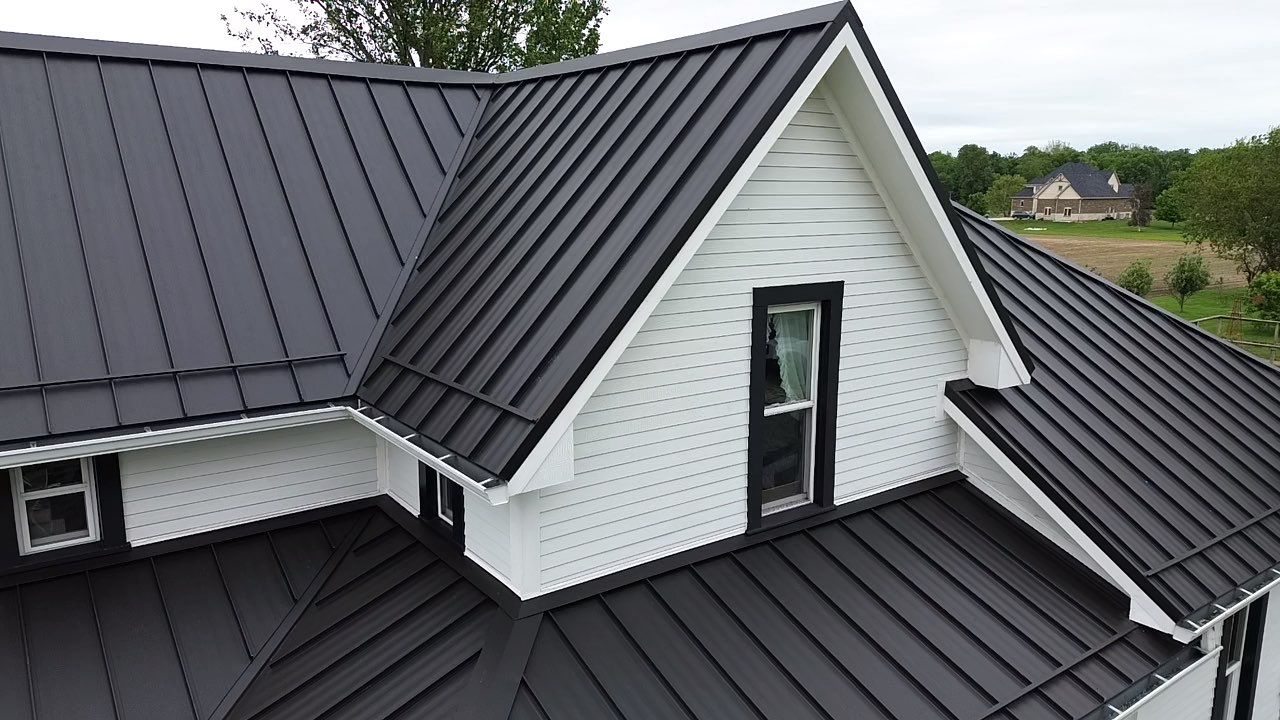 Standing Seam Metal Roof Transformation in Atlanta, IN by 4Ever Metal Roofing