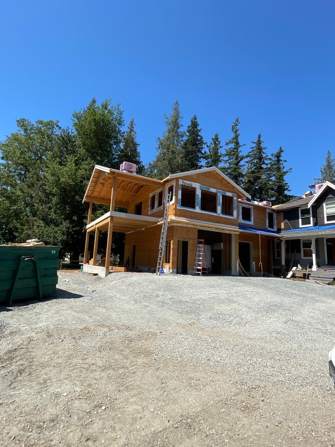 Residential Roofing Installation using OC Oakridge shingles and Duraclad Accent roof by Top Notch Roofing Inc