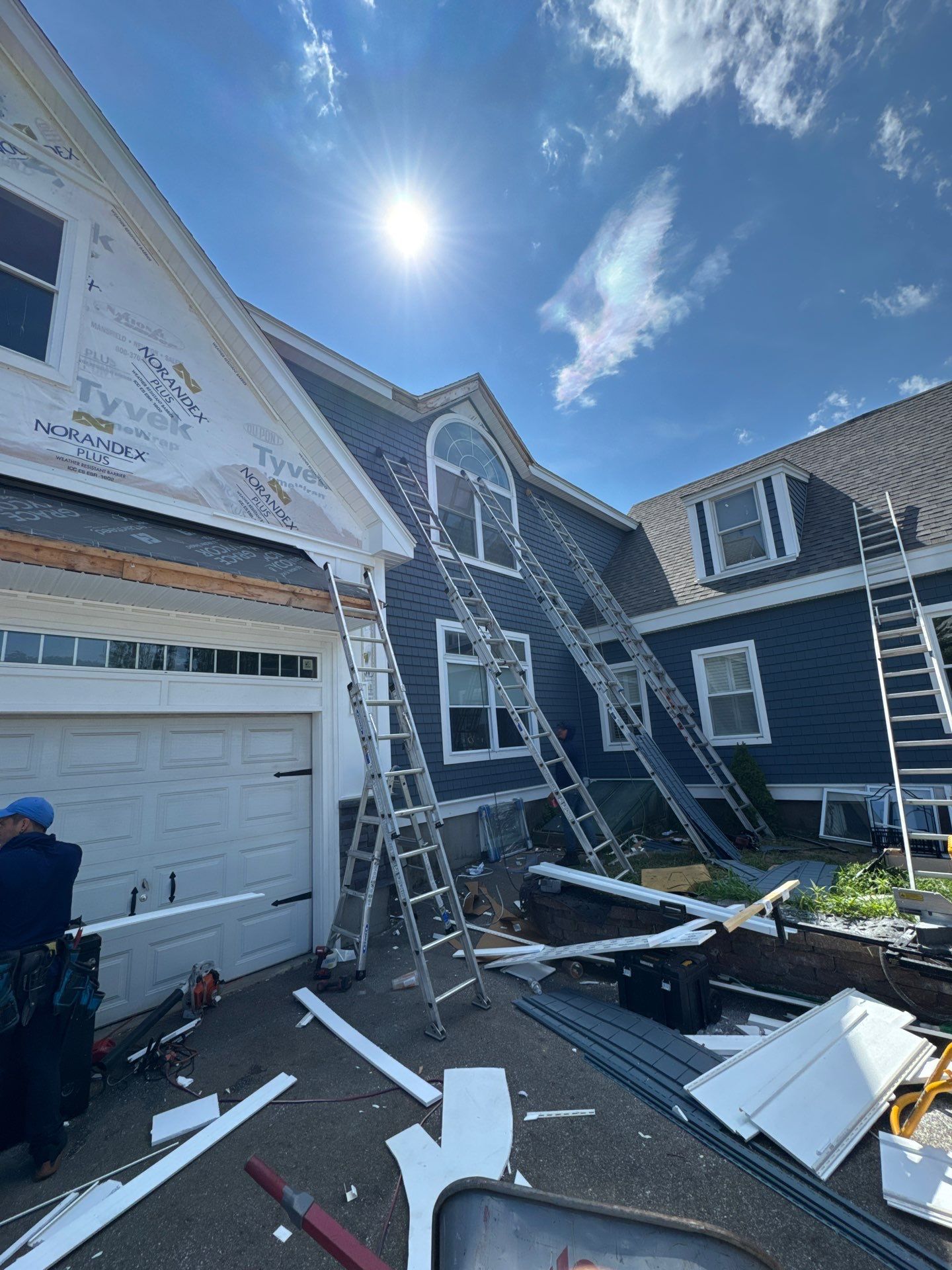Premium Mixed-Material Siding Installation in North Billerica, MA by Mighty Dog Roofing of Greater Middlesex County