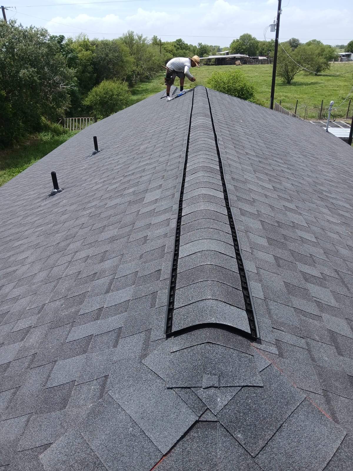 Residential Roofing Installation using TAMKO Heritage Shingles by Black Coast Roofing