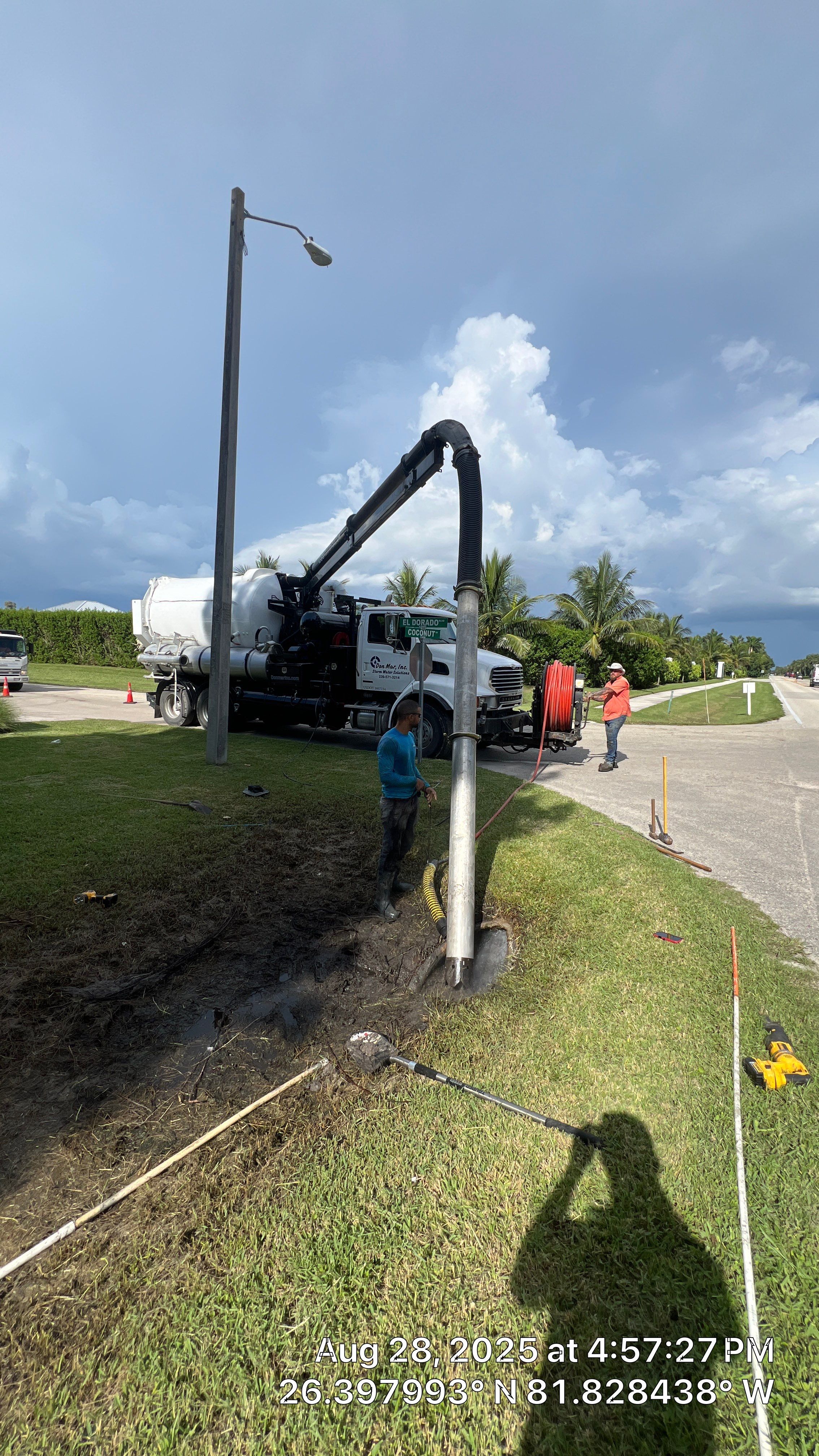 El Dorado/Coconut Rd Culvert Cleaning by Don Mar, Inc. Storm Water Solutions