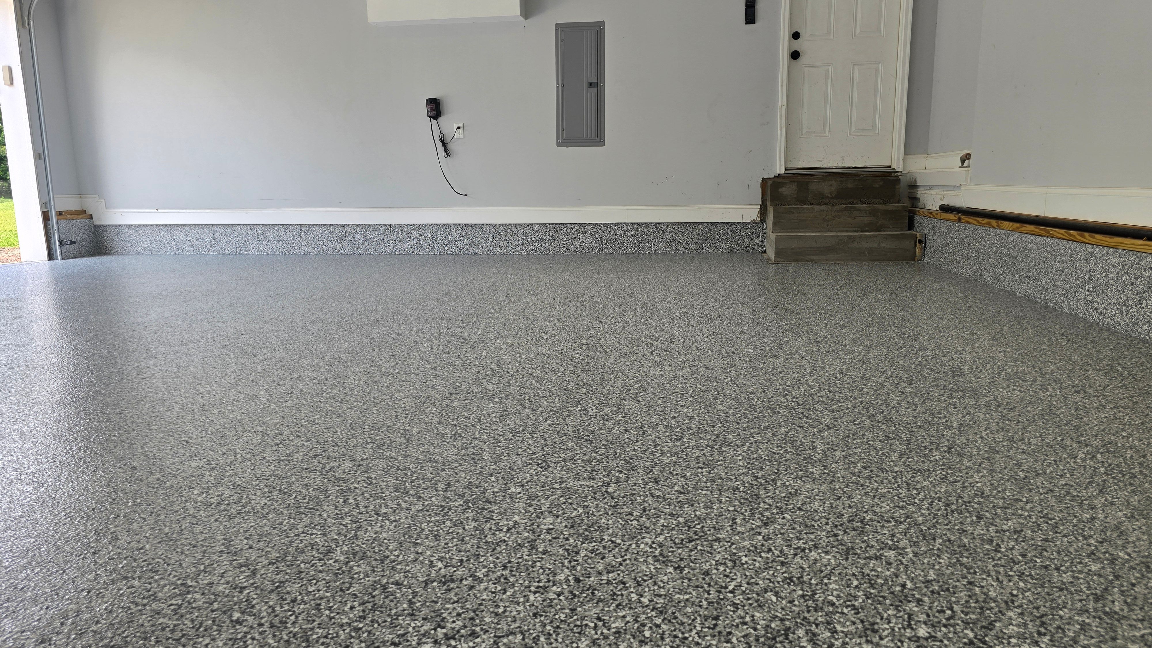 Garage using Gravel by Elite Floor Solutions