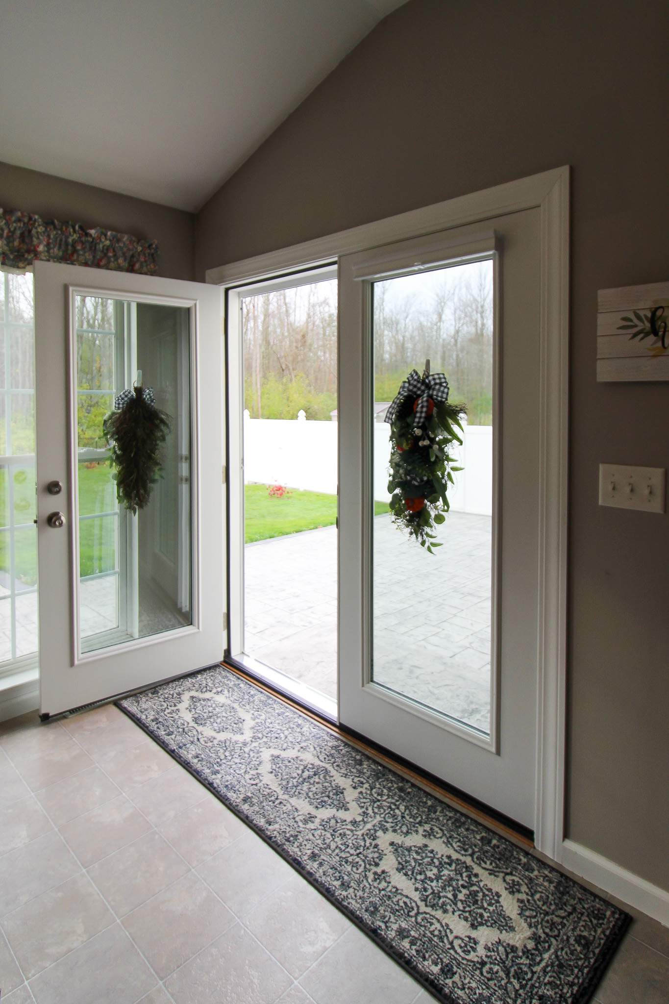 Stamped Concrete, Entry Door, and Concrete  by Ivy Lea Construction
