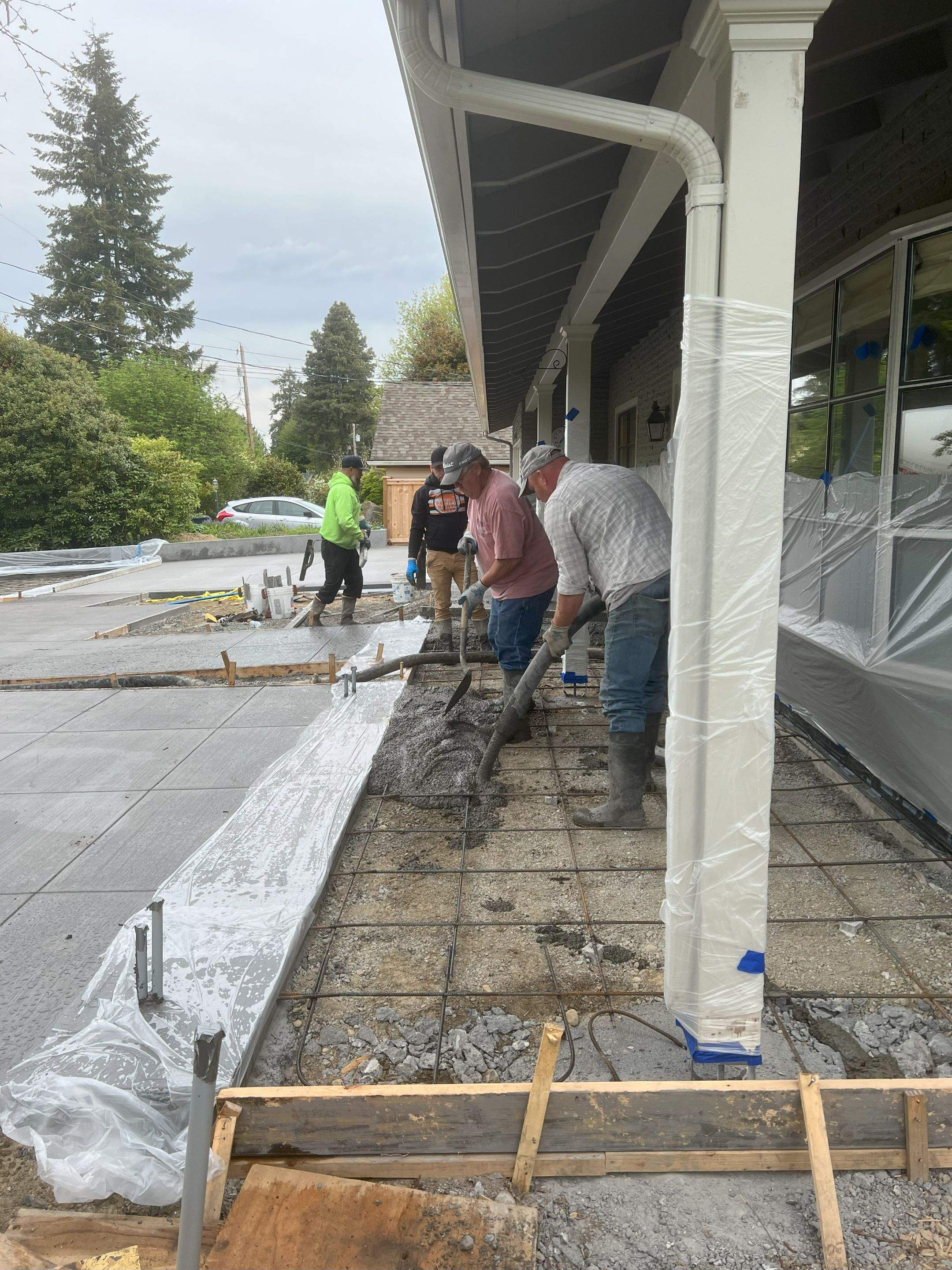 Concrete Driveway Makeover | Edmonds  by Jireh Asphalt & Concrete Inc 