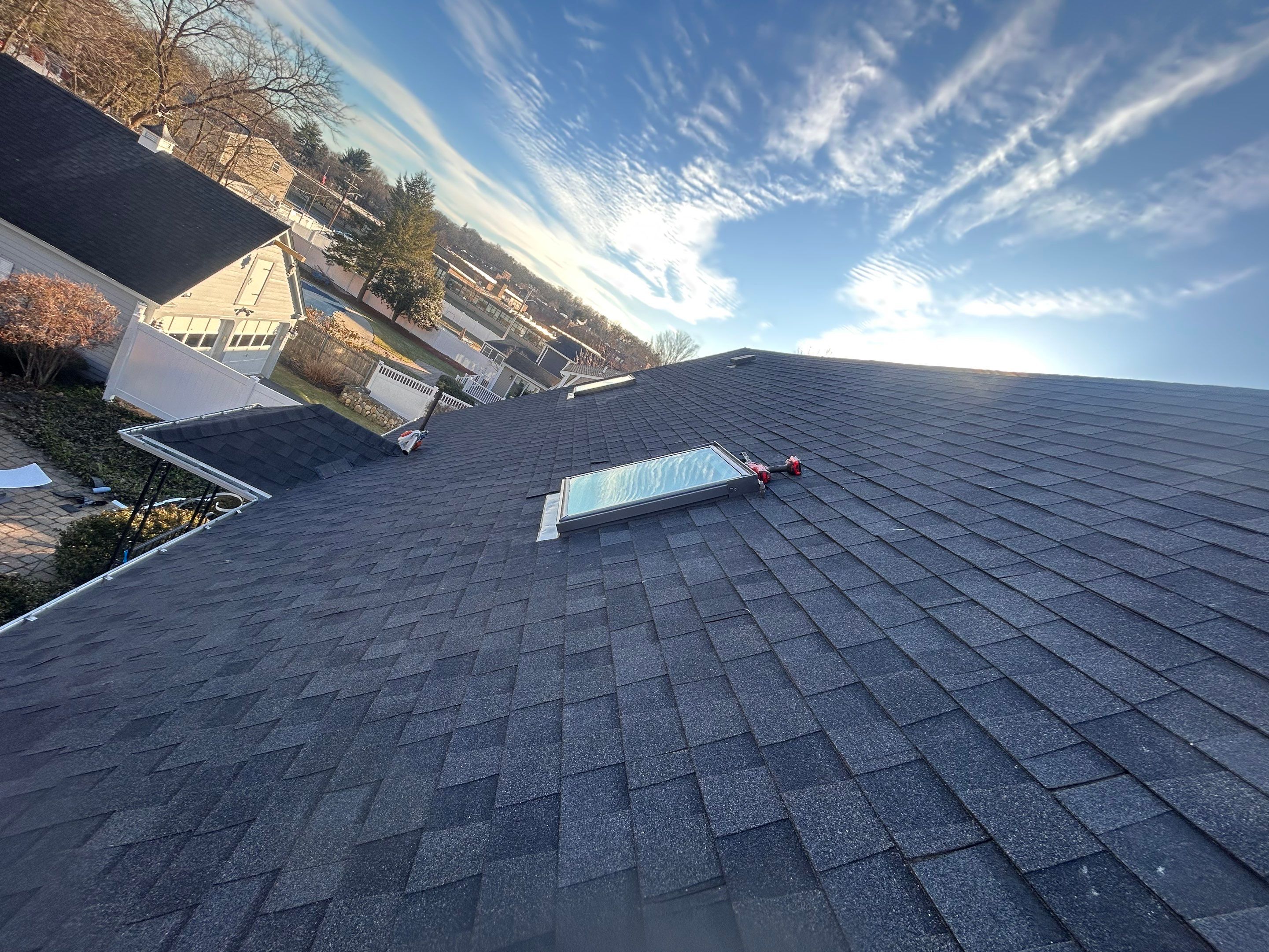 Project: Premium Skylight Replacement + Gutter Upgrades by Mighty Dog Roofing of Greater Middlesex County
