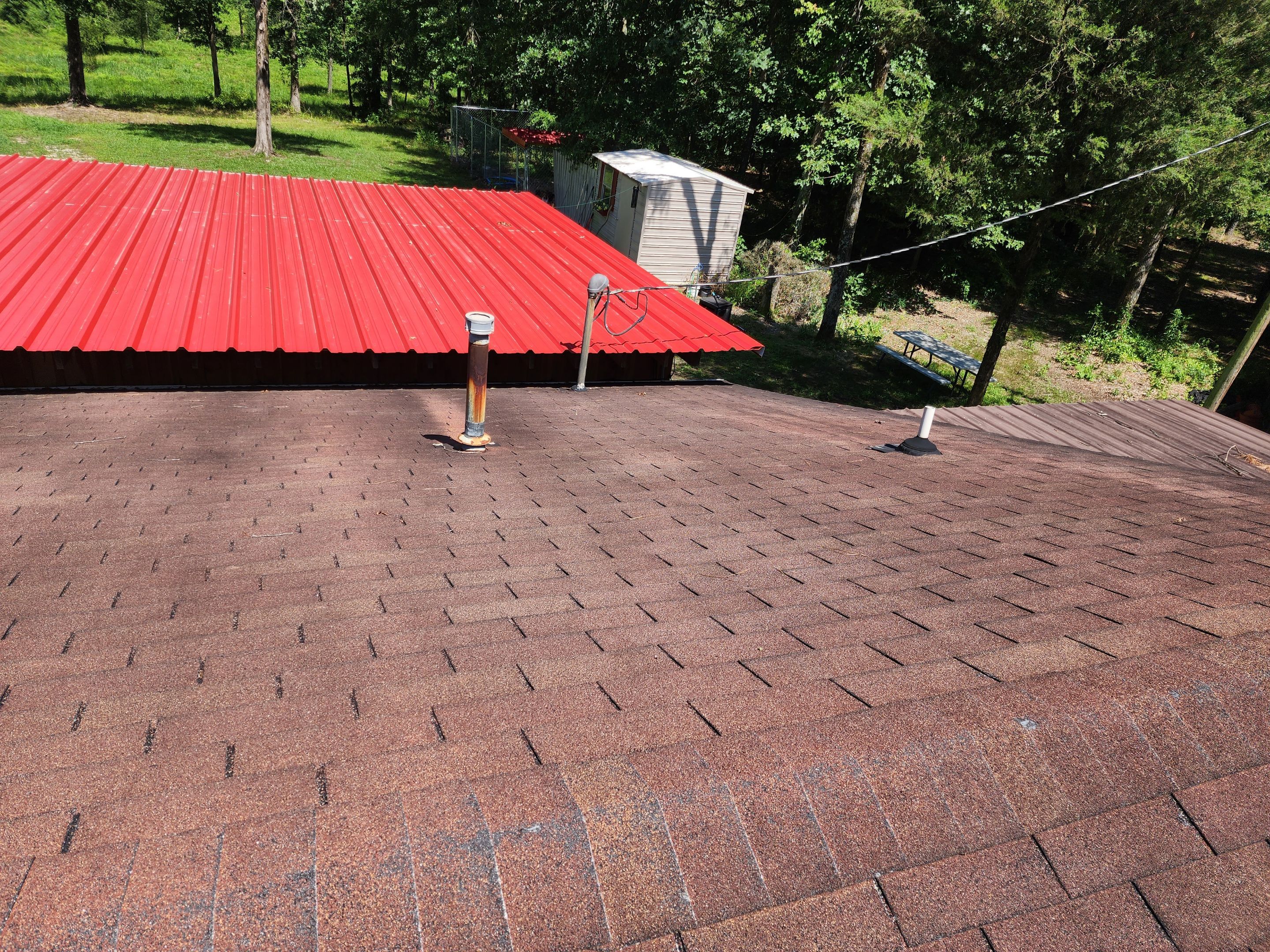 Residential Metal Roof Replacement using Reed's Metals by Hostetler Roofing