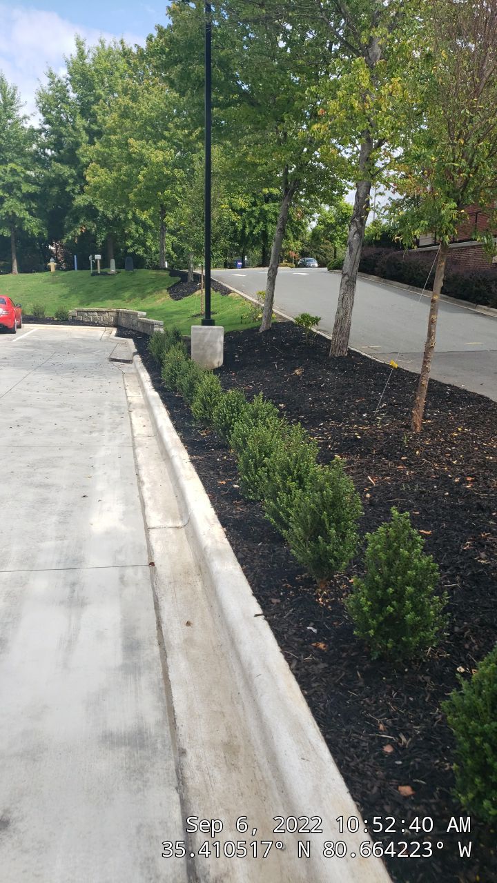 Commercial Landscaping Harris Teeter Fuel Station by Carolina-Metro Landscape, Inc