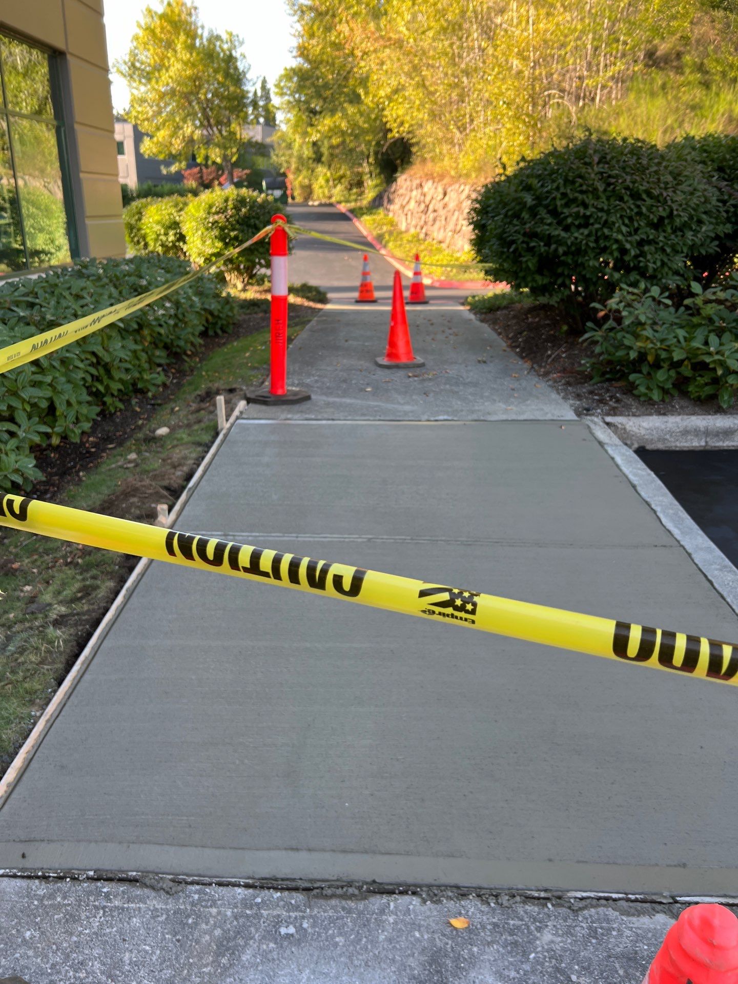 Kidder Matthews | Parking Lot Sealcoating & Striping with Concrete Curb & Patch Repairs  by Jireh Asphalt & Concrete Inc 