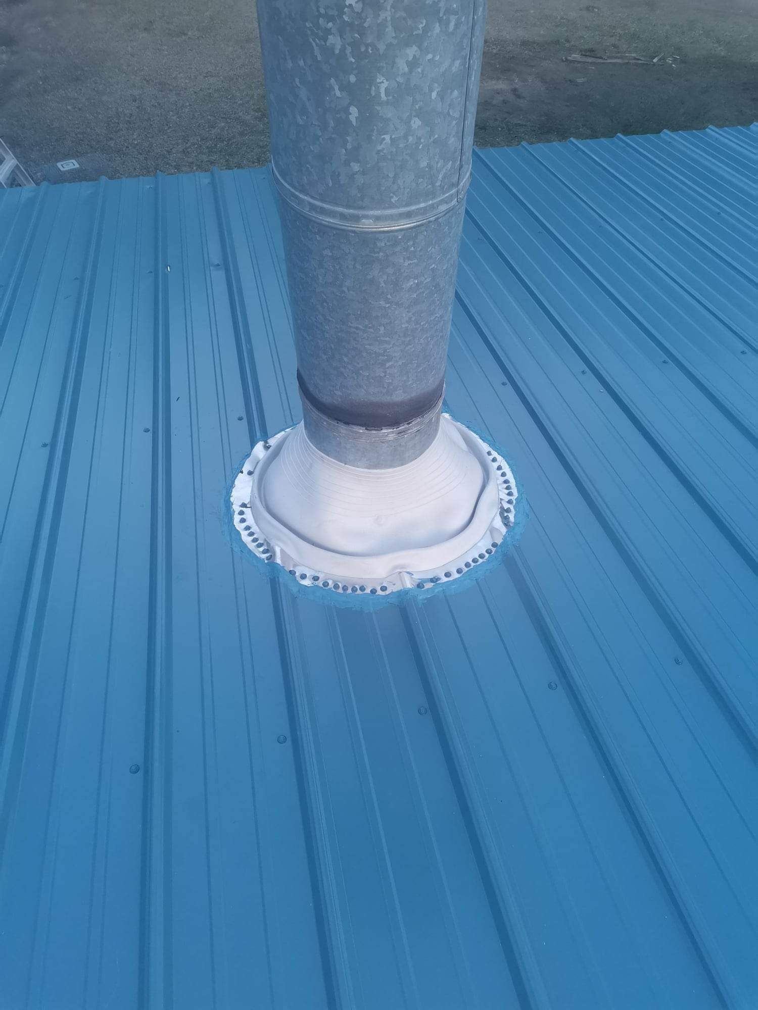 Residential Roofing Installation using 29 gauge metal by Hostetler Roofing