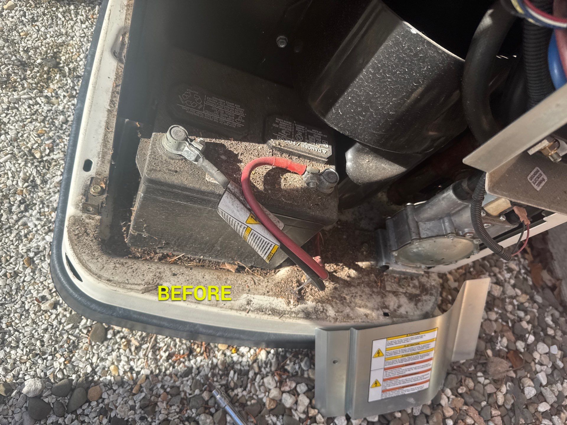 Generac Maintenance with Battery Replacement & Exterior Lighting by ZAM Electric