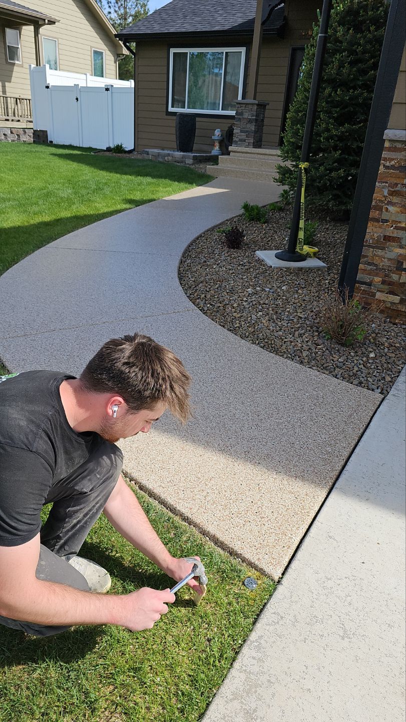 Entryway Transformation using Pecan by Croc Coatings, LLC