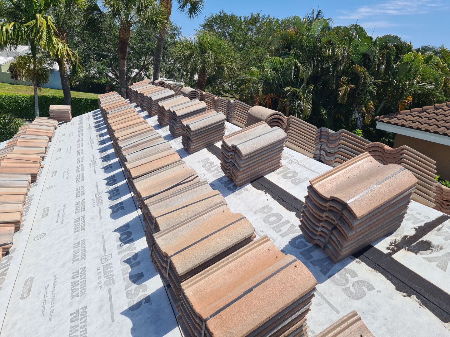 Residential Roofing Installation using Eagle Roofing Tile by BLUES BROTHERS ROOFING