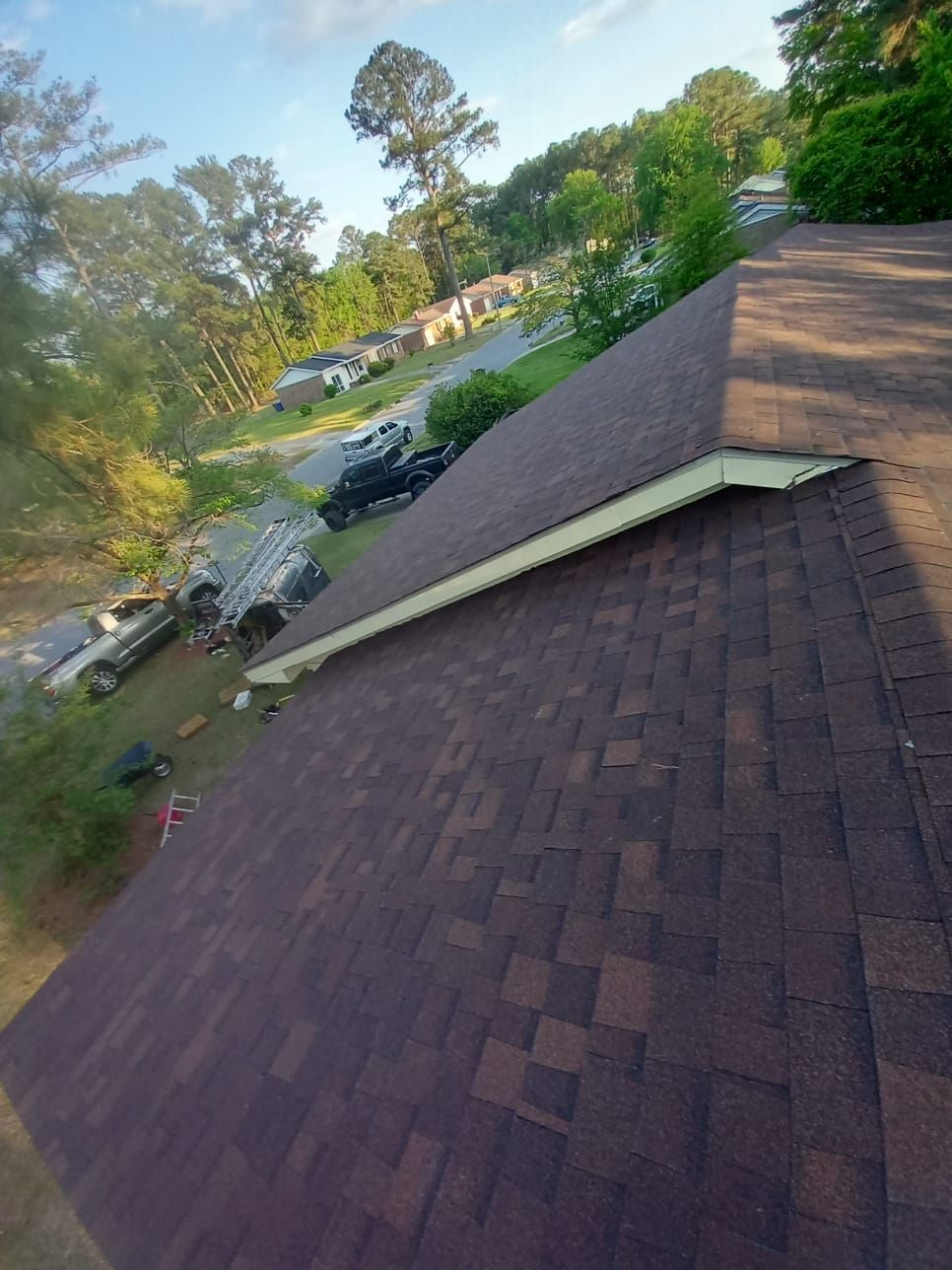 Residential Roofing Installation using High Grade Asphalt Shingles by Carolina Trophy Roofs