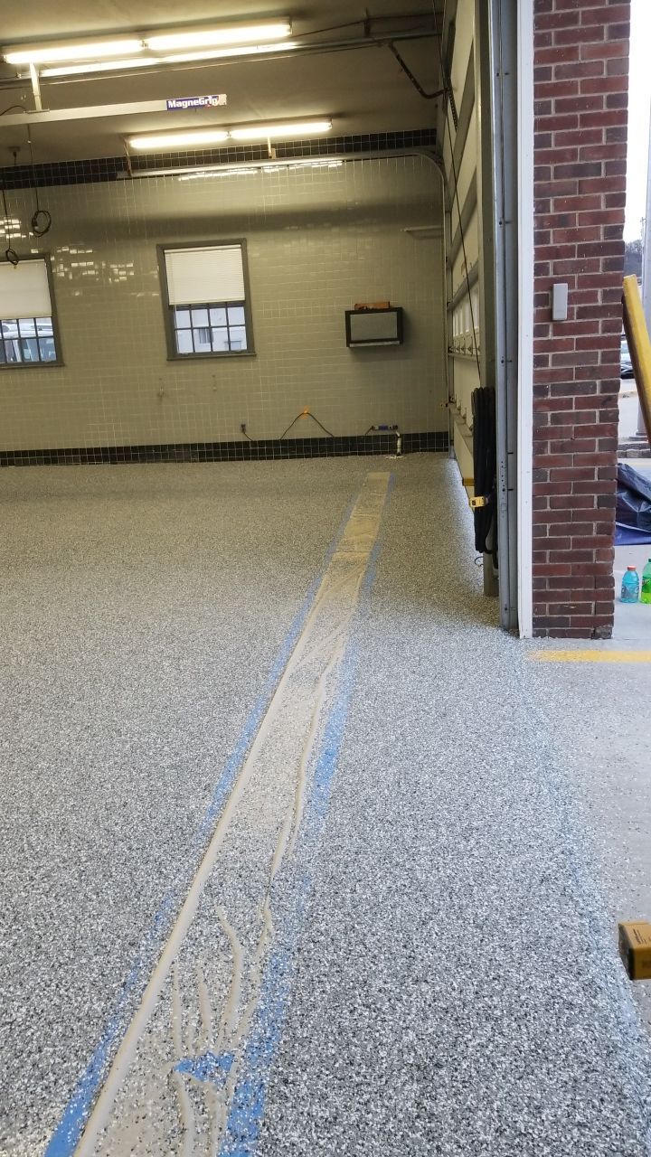 Dover Firehouse with their new Smoke Floor! by Spectrum Painting, LLC