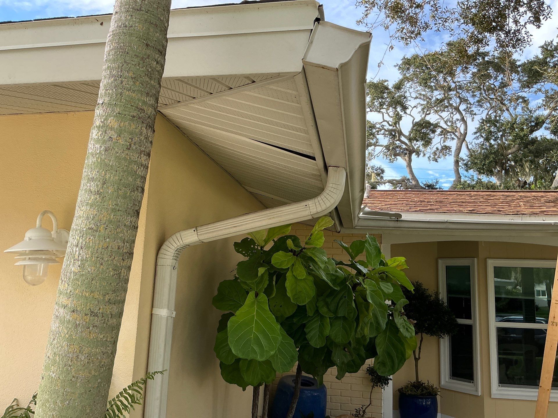 Custom Color Gutters Installed in Sarasota FL by Gutter Professors