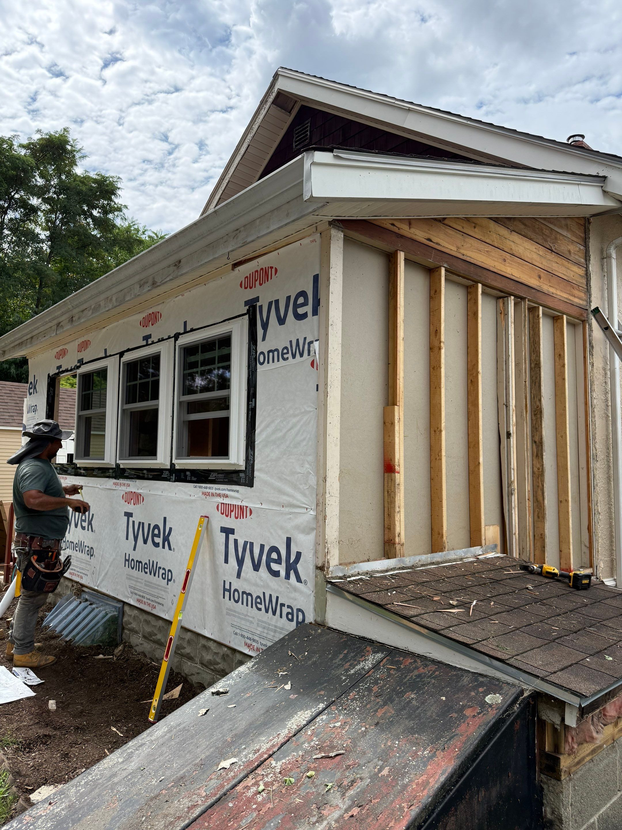 James Hardie Siding & ProVia Windows with Masonite Door – Haverhill, MA by Mighty Dog Roofing of Greater Middlesex County