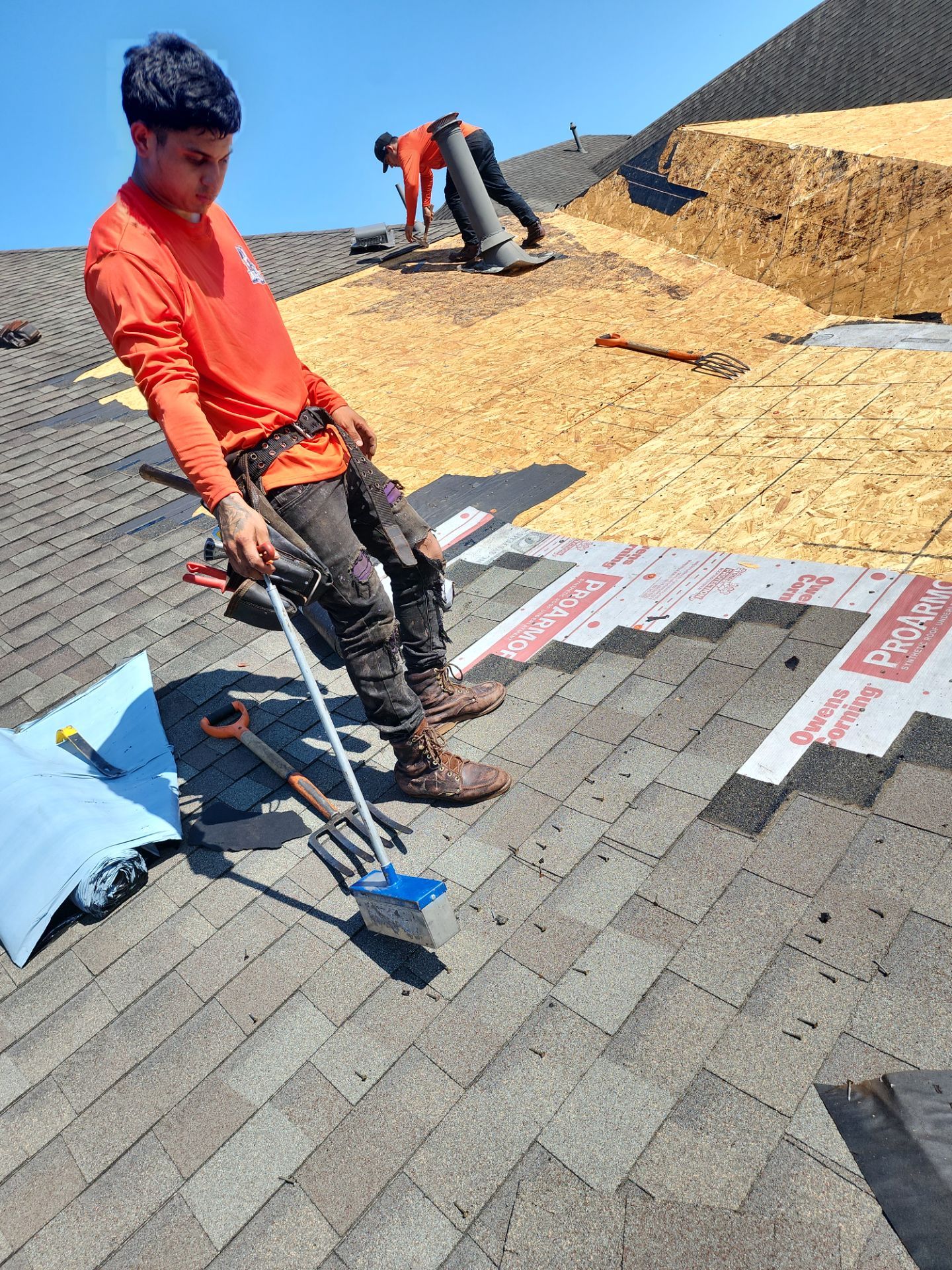 Residential Roofing Repair using Owen's Corning Duration (Lifetime) Shingles by Roof Repair Services LLC