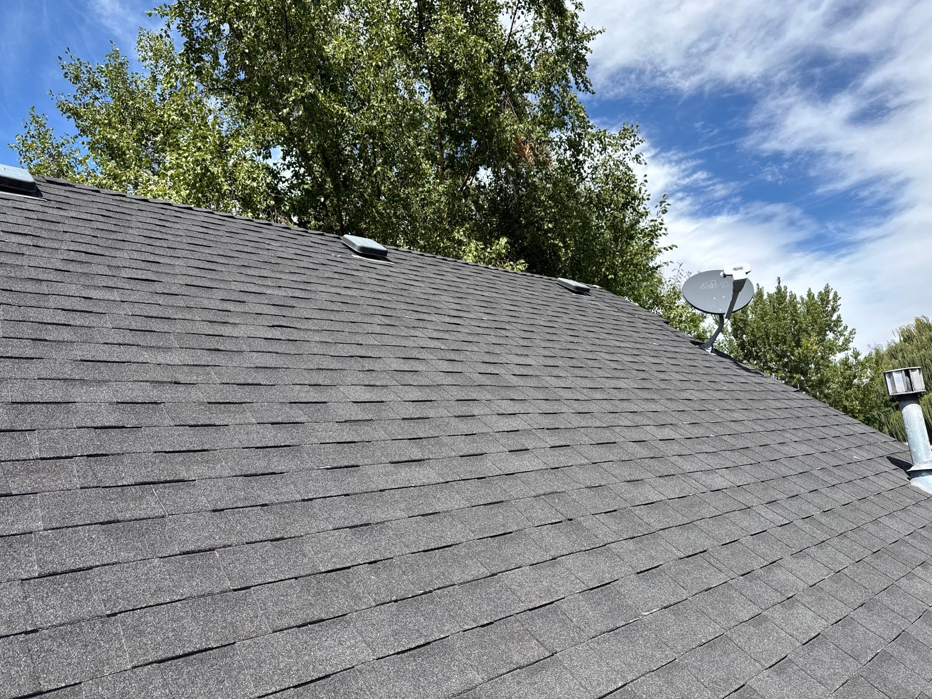 Middleton Residential Roof Replacement with Dark Grey Architectural Shingles by Olive Roofing