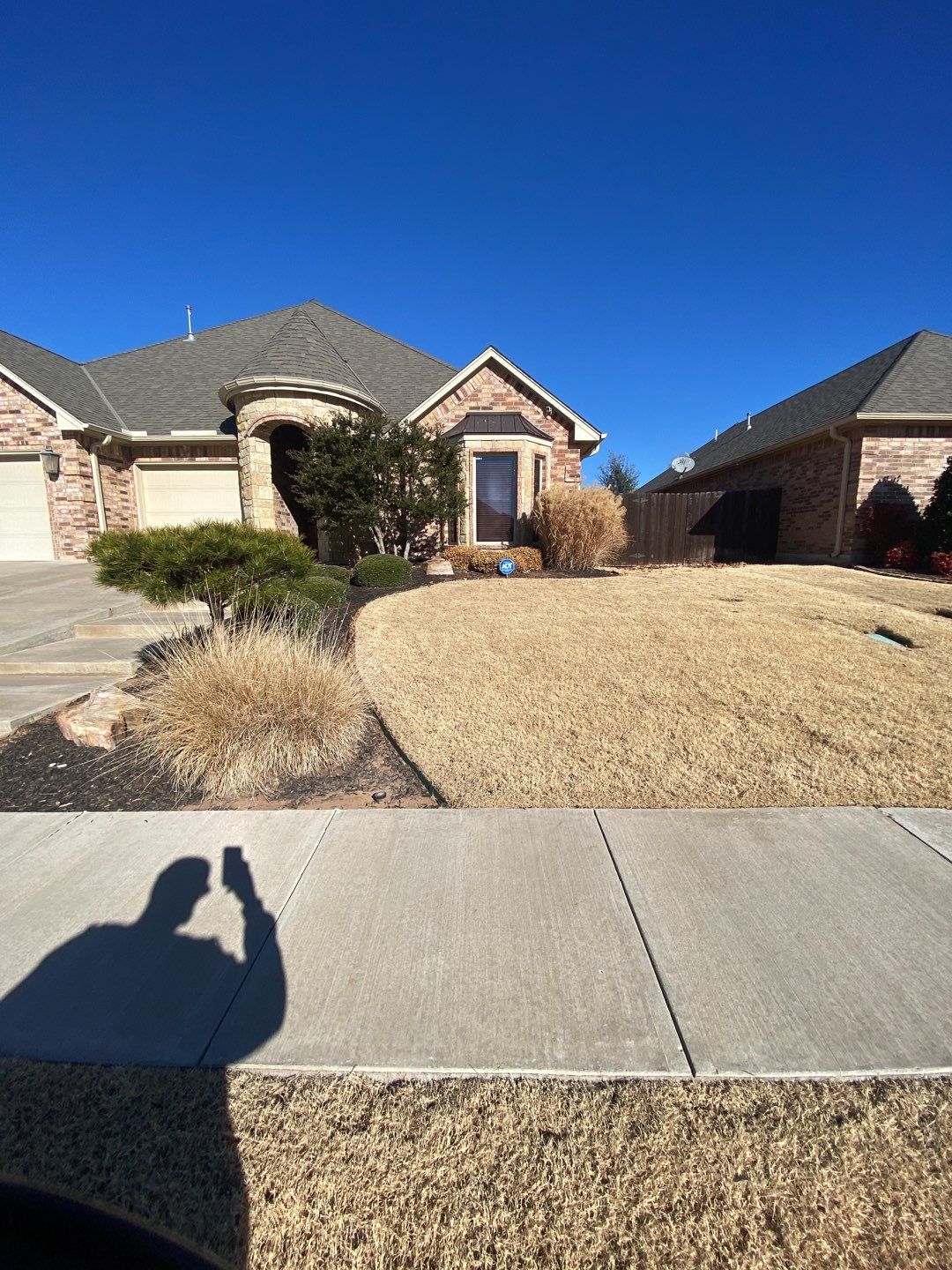Concrete Slab , Retaining Wall , Fence, and landscape. by Clays Services Inc