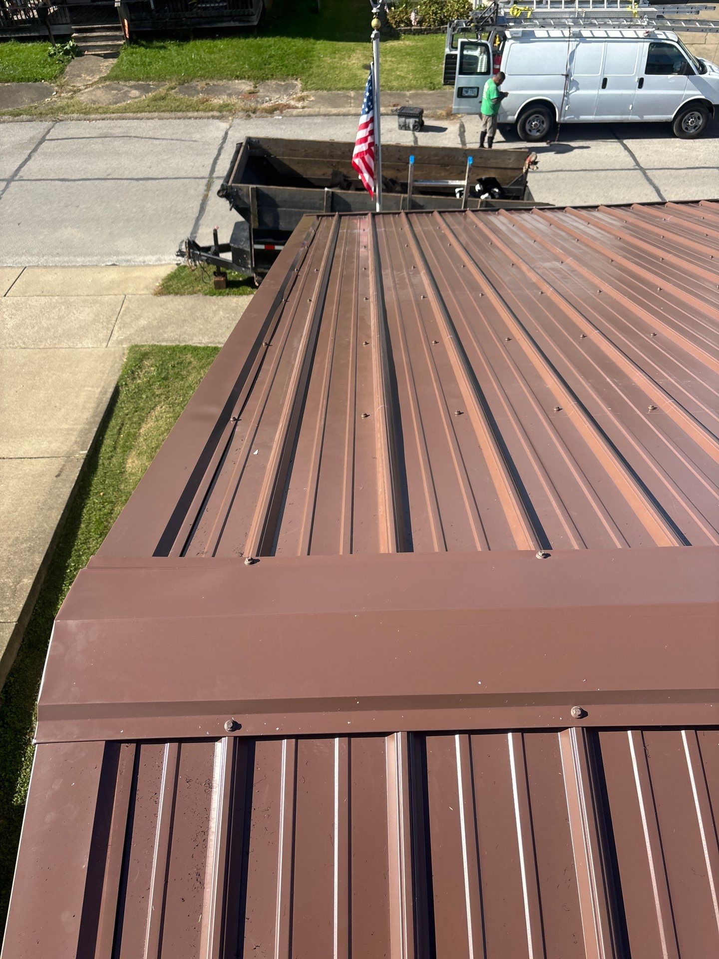Residential Roofing Installation using Metal by Rainstoppers Roofing
