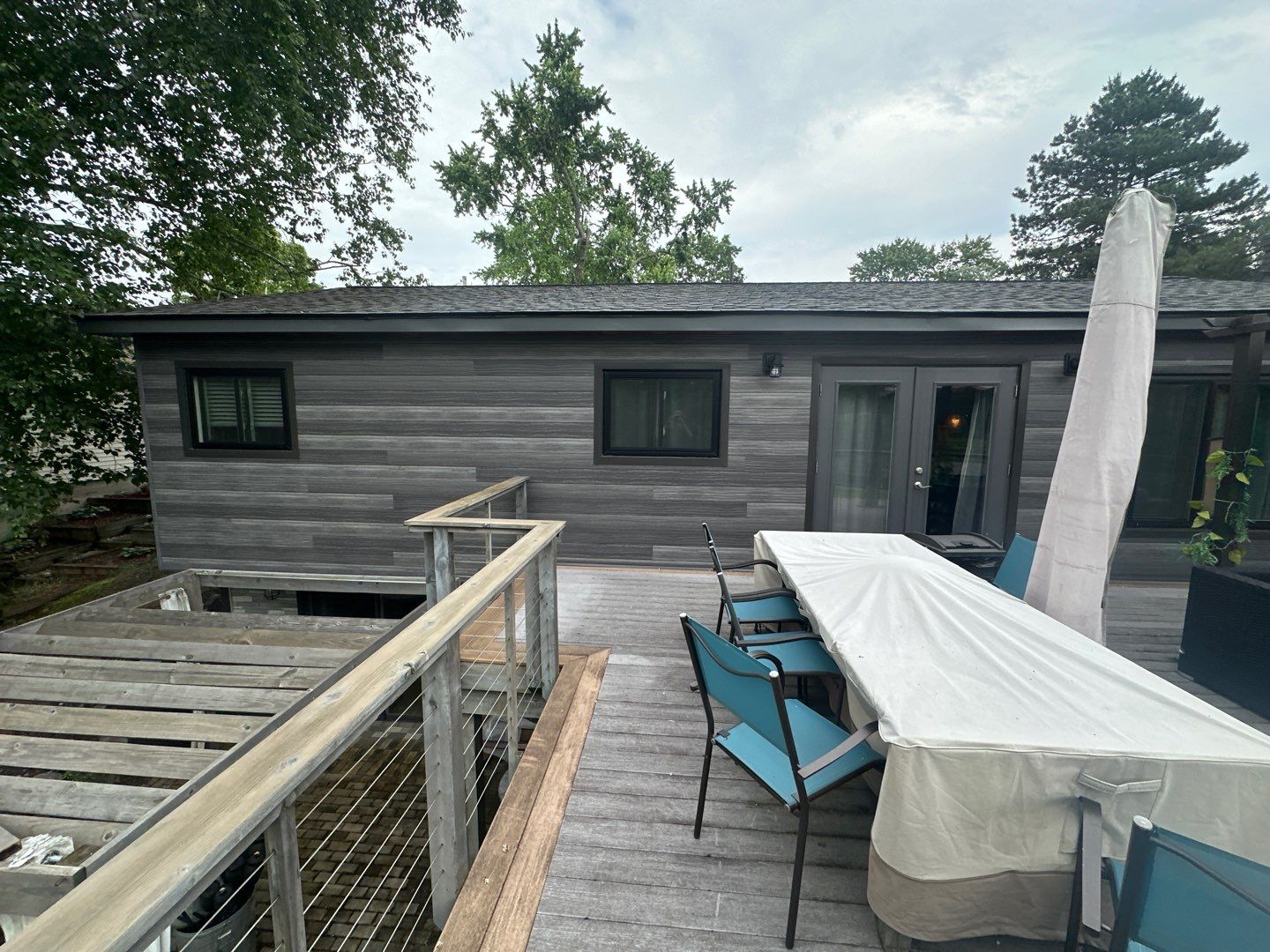 Siding Replacement using Alside Gray Oak by 180 Contractors