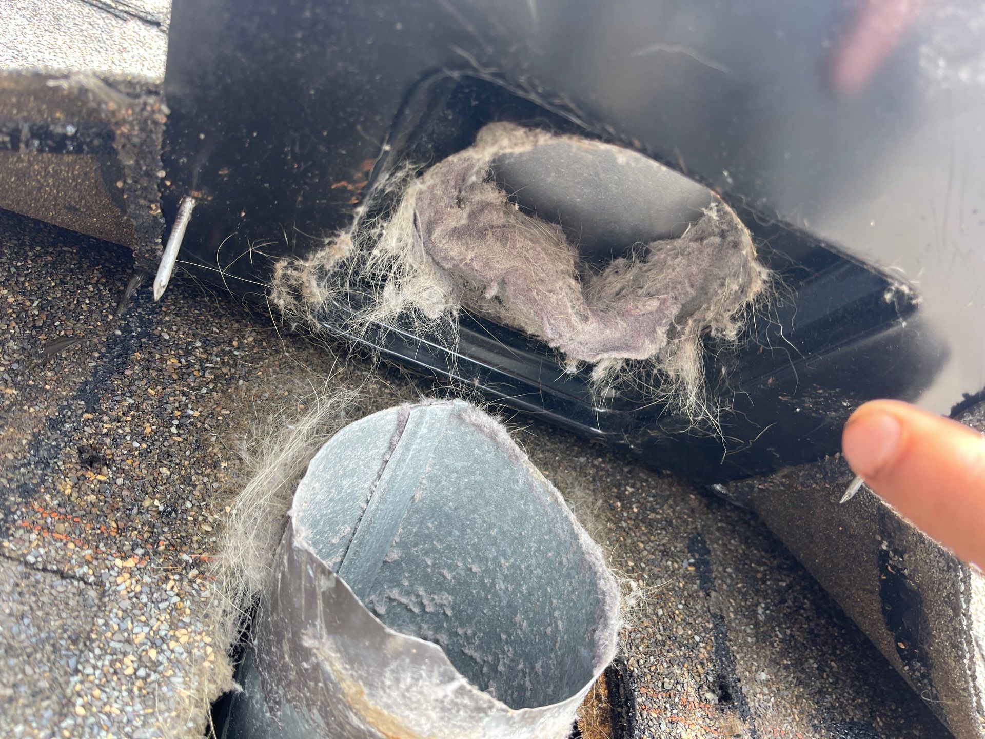 Hail Damage using Owen's Corning Duration (Lifetime) Shingles by Roof Repair Company