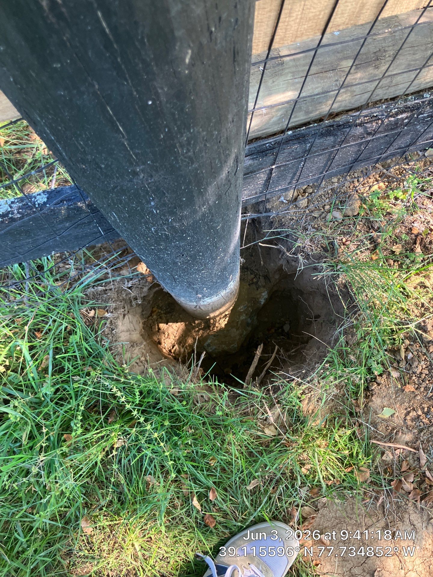 Fence repair project in Purceville, Va by Contracting Bros Llc