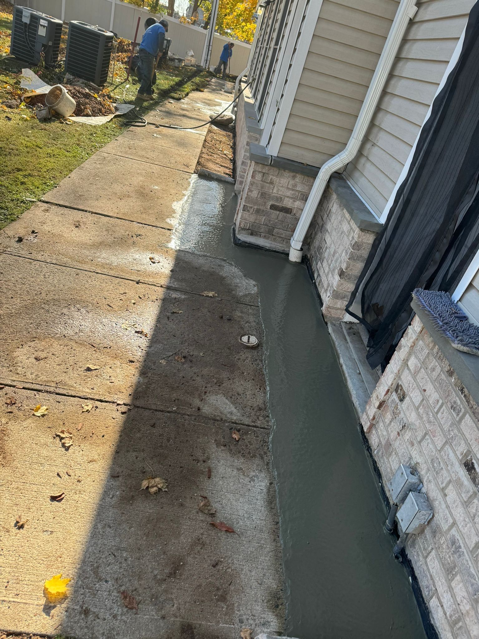 Exterior Spee-D Drain and Waterproofing by Pure Service Pro, LLC 