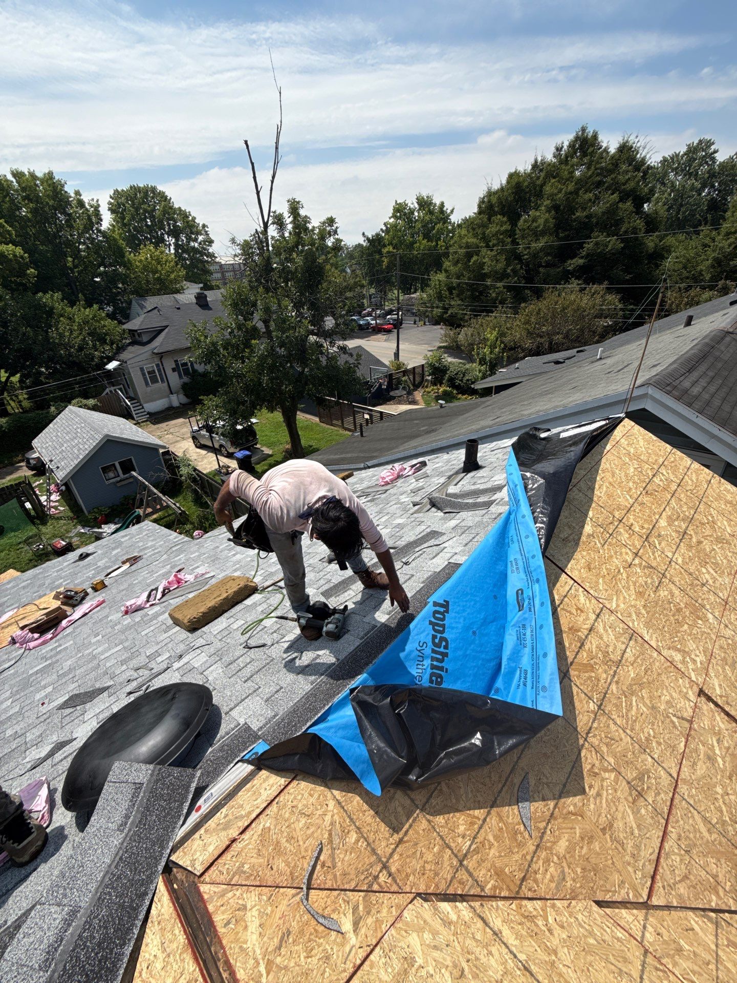 Hail Damaged Roof Replacement  by GreenForce Restoration