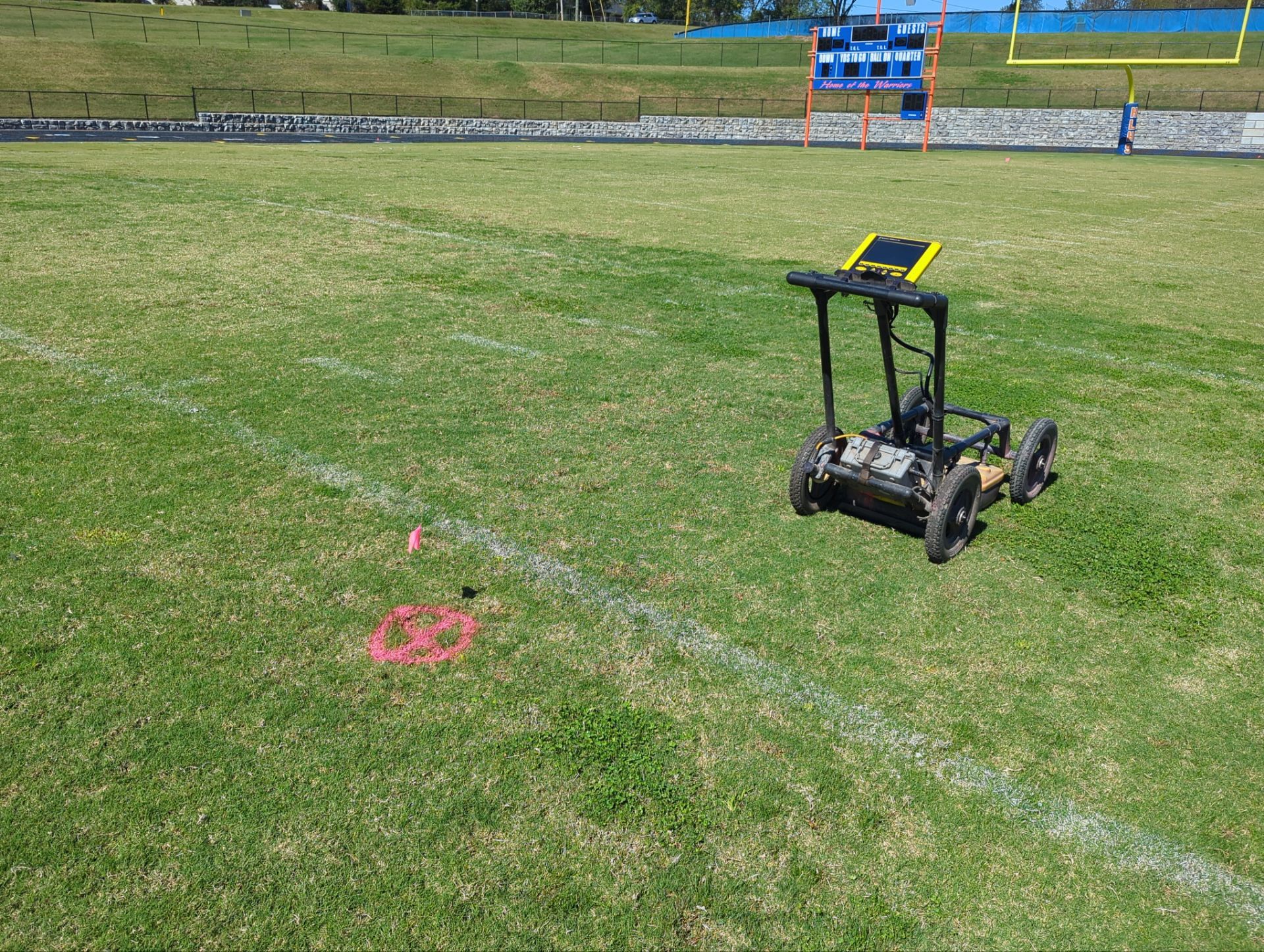 Football Field - Utility Locate and GPR Investigation by Alsip Locating Service, LLC