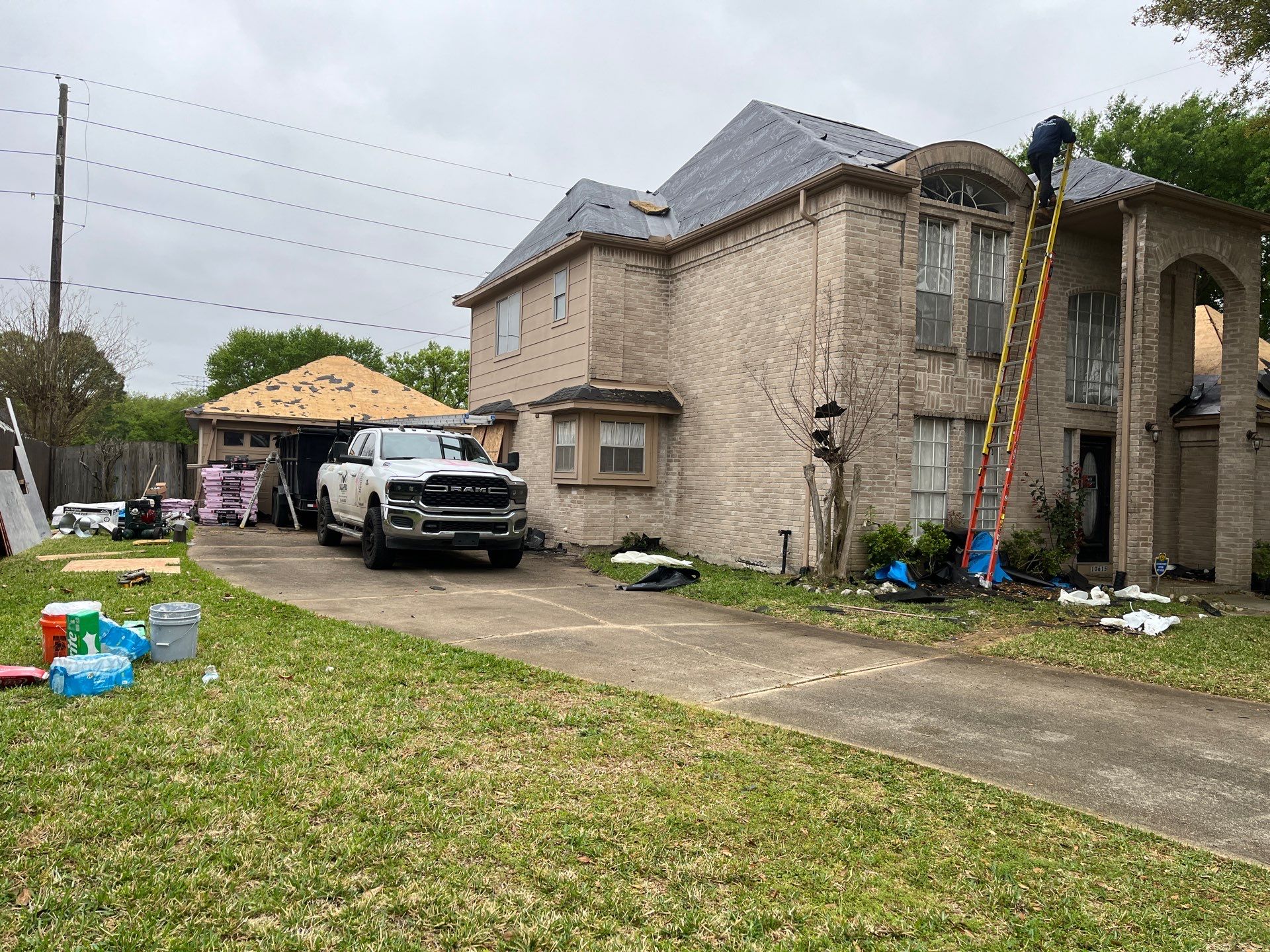 Residential Roofing Repair using Owen's Corning Duration (Lifetime) Shingles by Roof Repair Services LLC