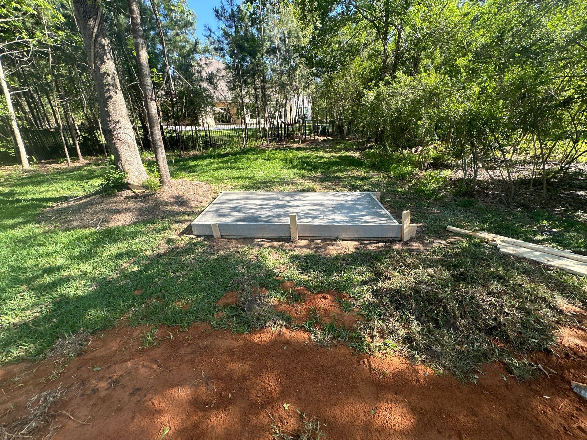 Outdoor Fireplace in Tomball, TX by SophAlx LLC