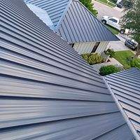 24ga 1.5" Mechanical Seam Charcoal Gray  by Total Roofing System The Metal Roof Experts
