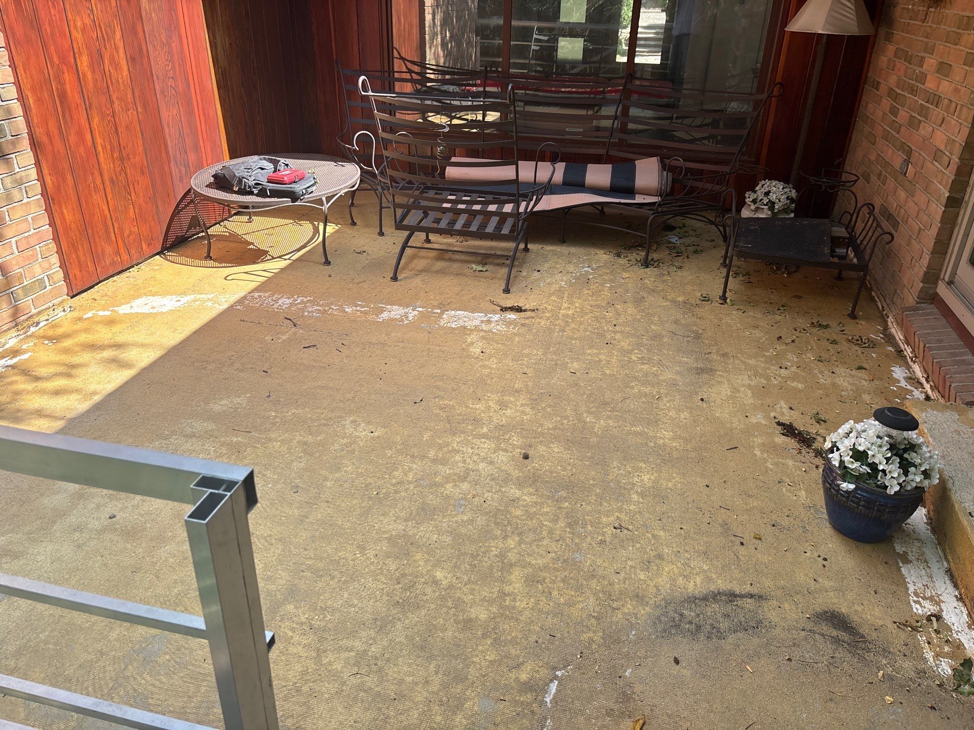 Patio by Freedom Concrete Coatings. 