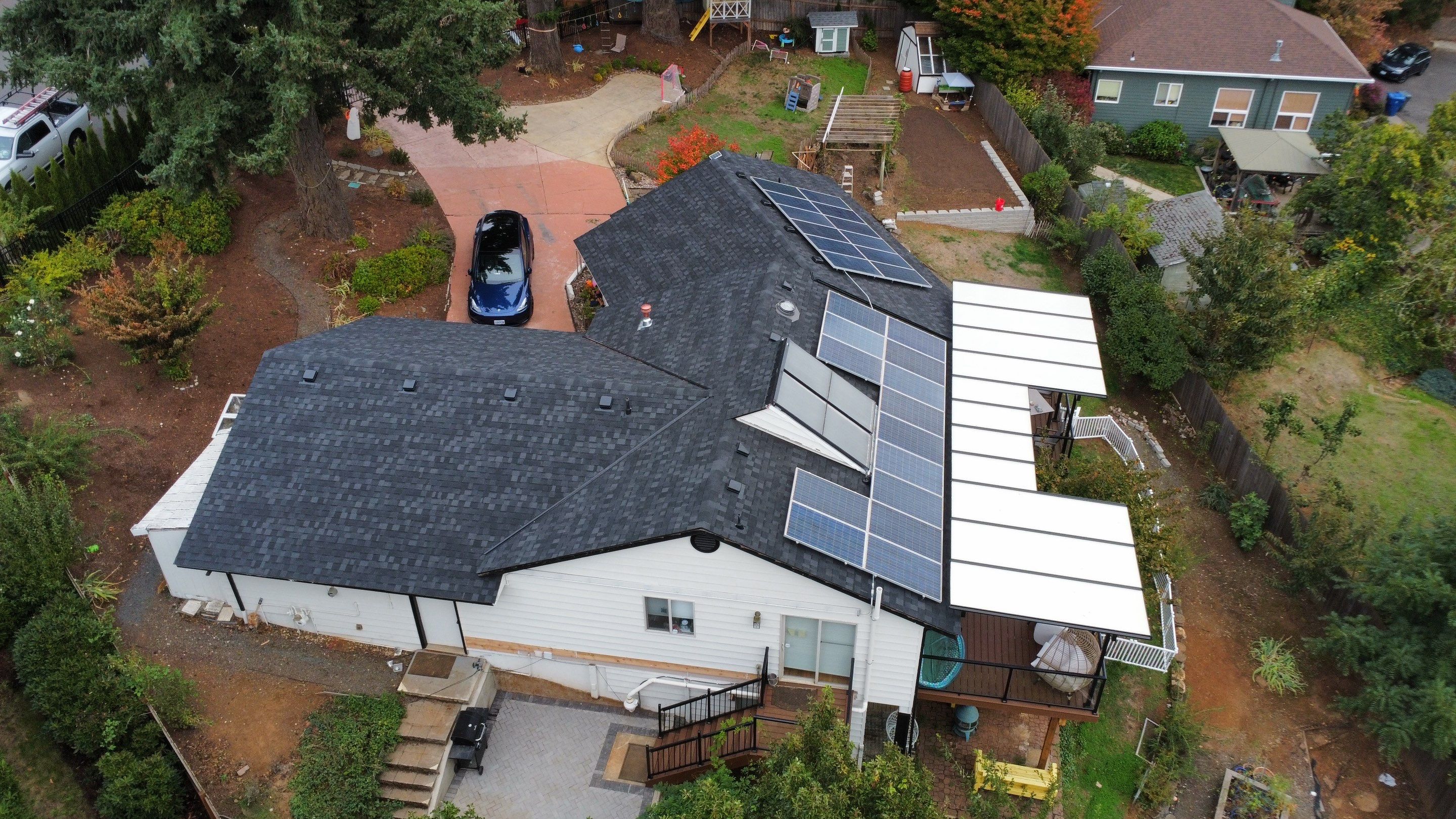 Granite Black Residential Roof Replacement by Orezona Building & Roofing Company, Inc.
